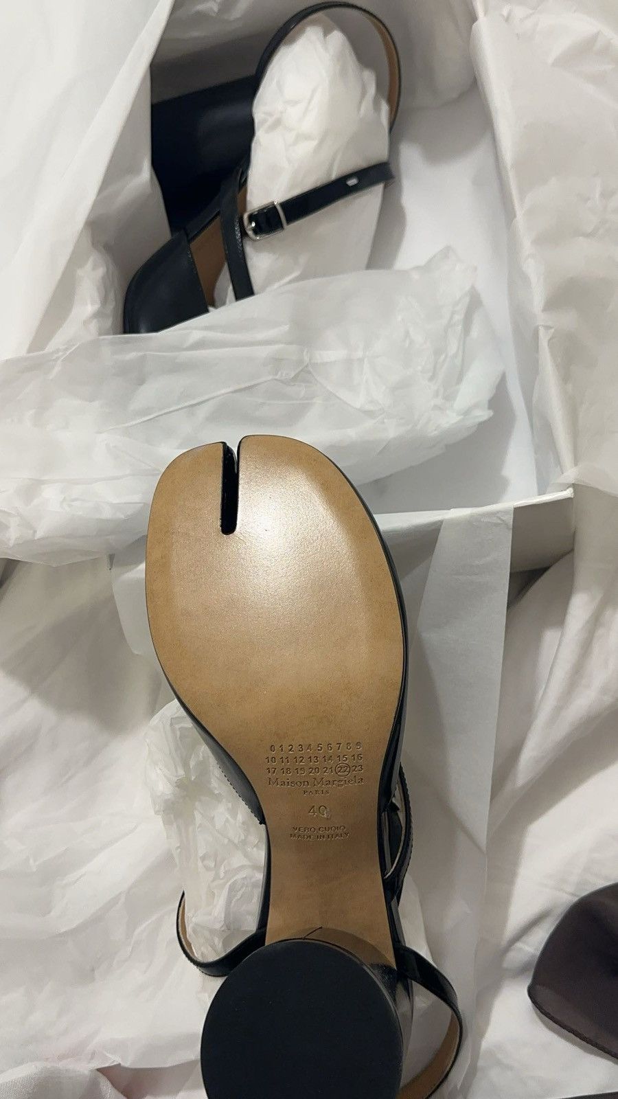 Designer × Maison Margiela Maison Margiela 80mm Tabi sandal pumps Size US 10 / IT 40 - 3 Thumbnail