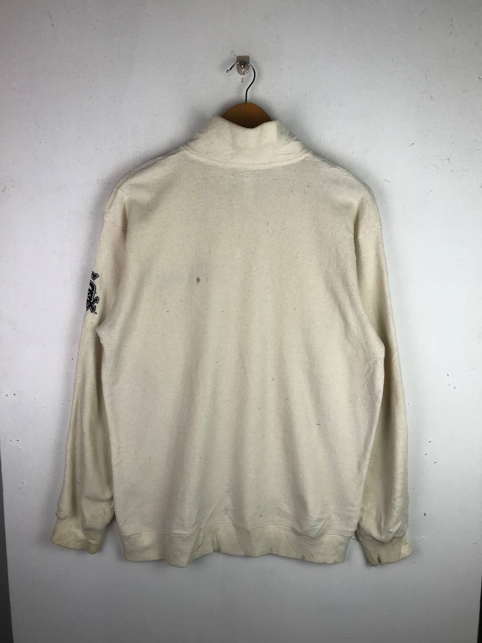 MLB × Uniqlo Vintage Mlb Uniqlo Half Zipper Fleece Jacket Size US L / EU 52-54 / 3 - 2 Thumbnail