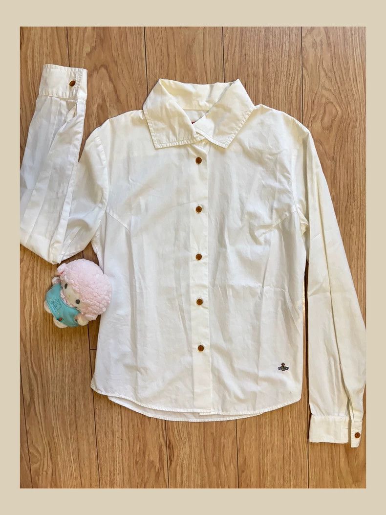 Vivienne Westwood Vivienne Westwood Vintage White Shirt - dmc Size US M / EU 48-50 / 2 - 1 Thumbnail