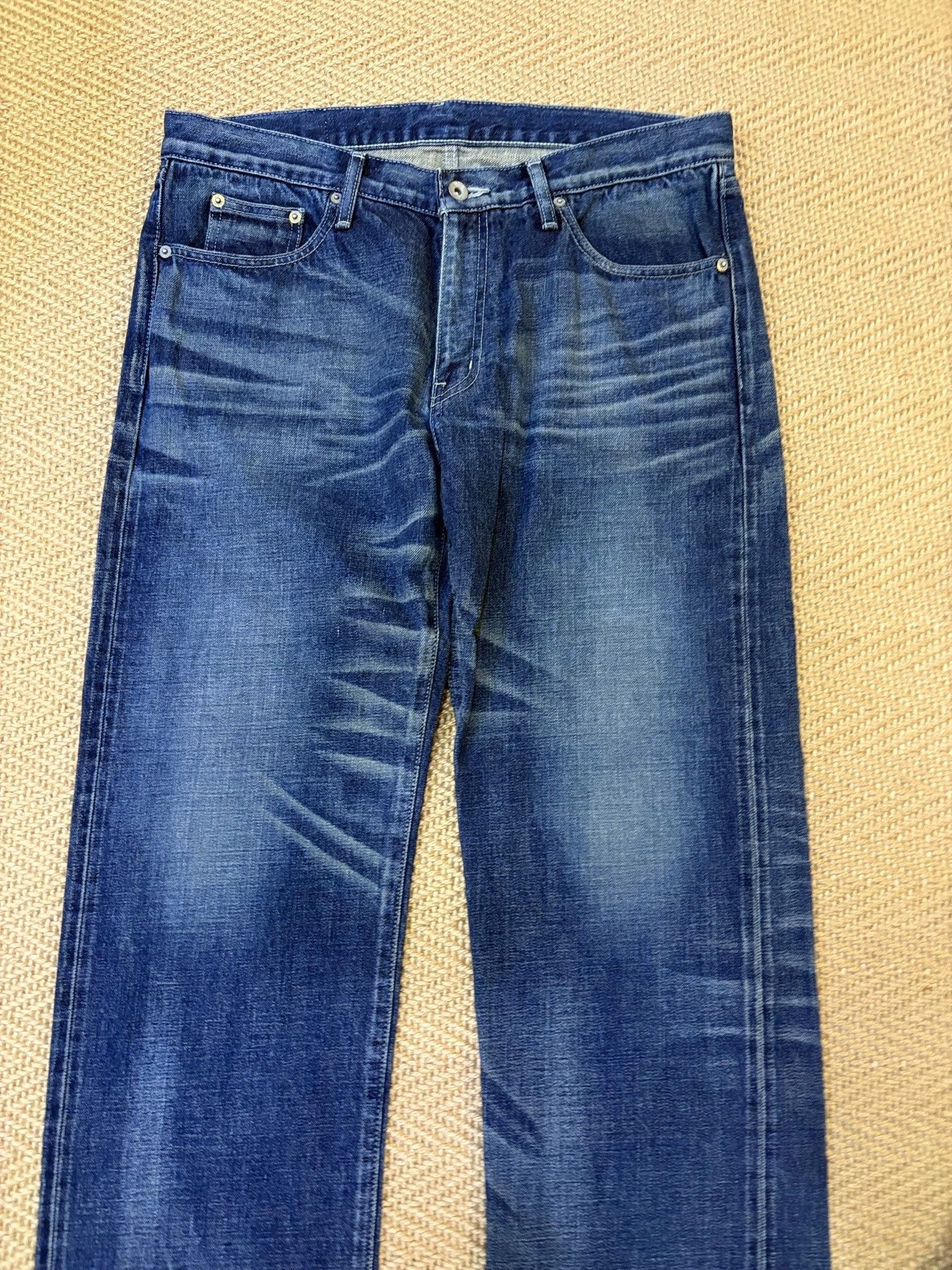 Neighborhood Edison Chen x Neighborhood Brutal Wash L Jeans HW Near New Size US 34 / EU 50 - 3 Thumbnail