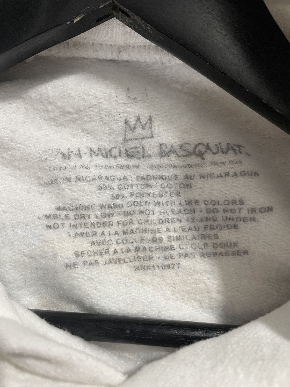 Jean-Michel Basquiat Jean-Michel Basquiat Pullover Hoodie White Sweatshirt Size US L / EU 52-54 / 3 - 11 Thumbnail