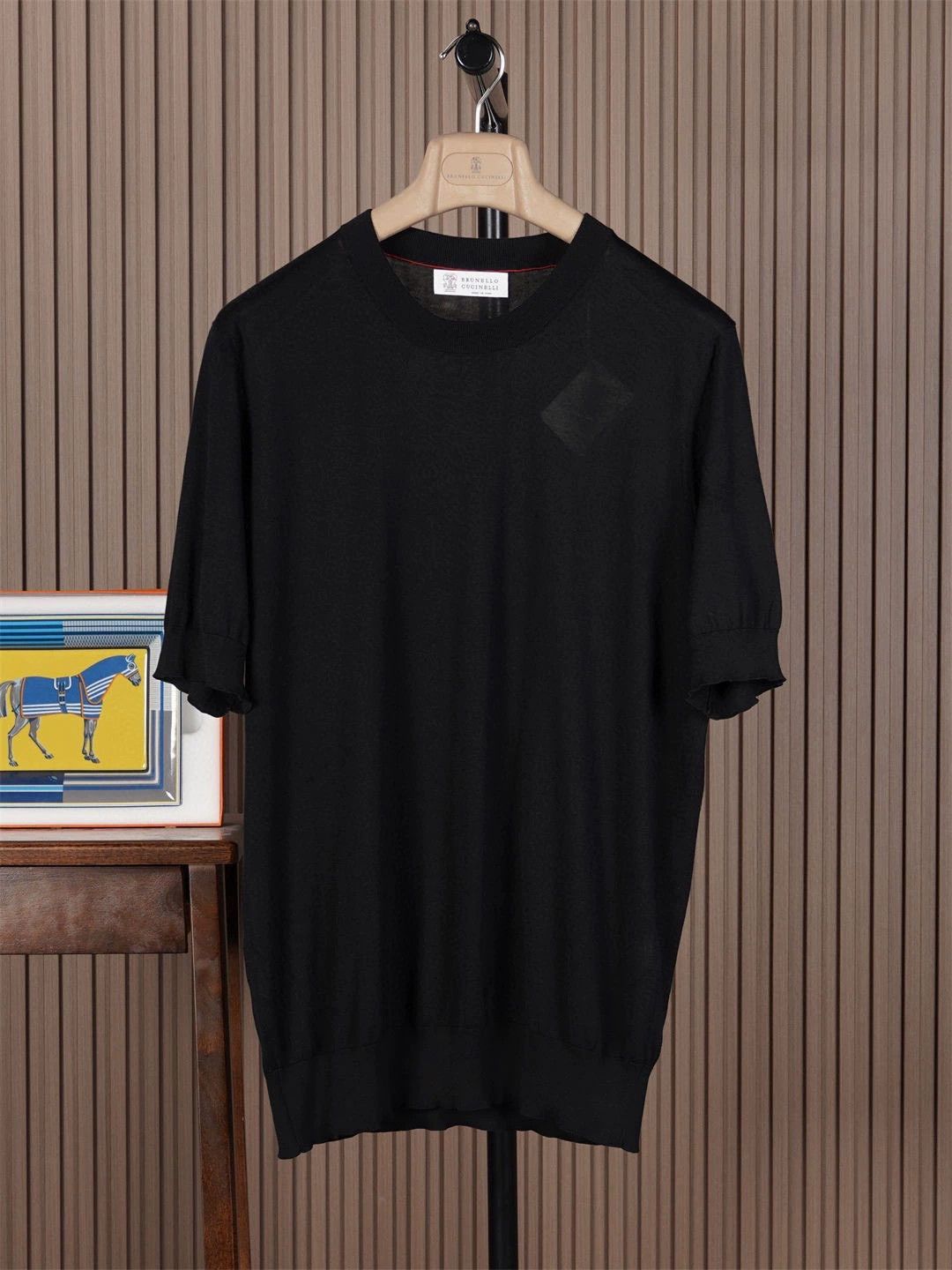 Brunello Cucinelli Silk Cotton Knit T-shirt - dmc