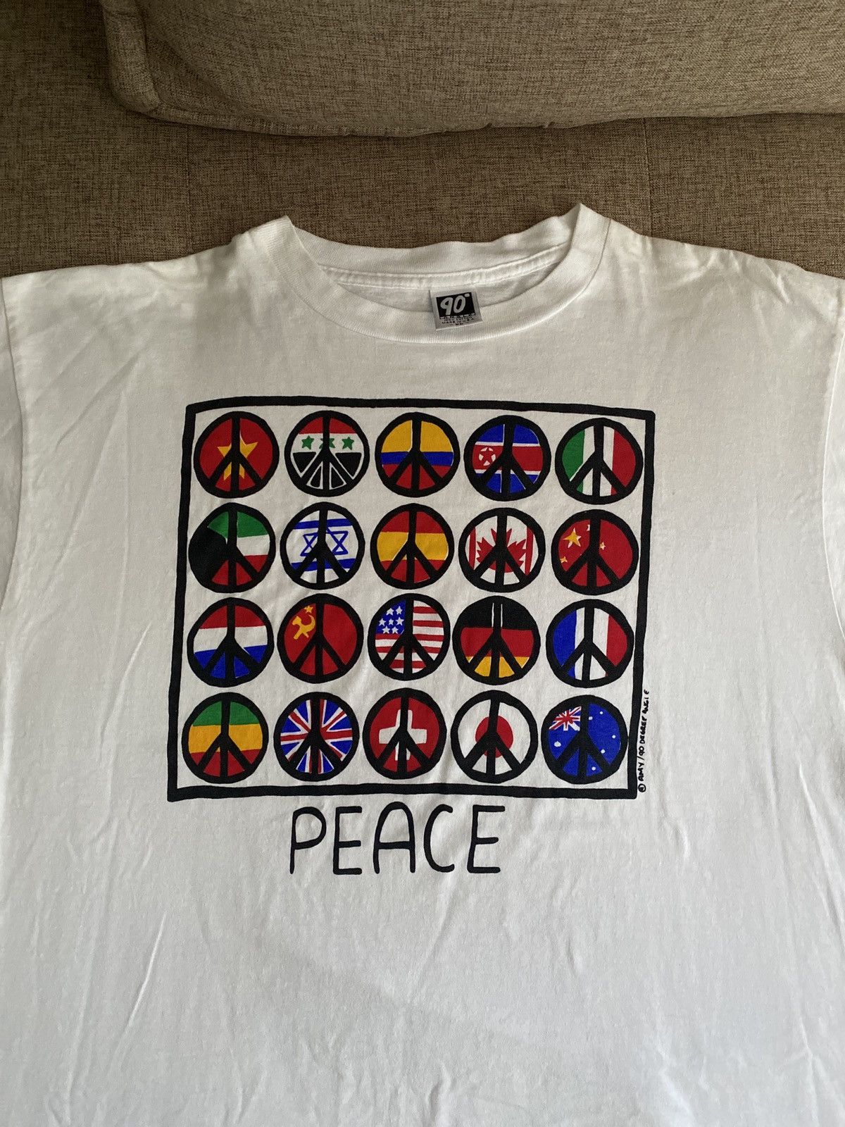 Vintage Vintage Peace Sign, Amy/90 Degref Angle Size US XL / EU 56 / 4 - 1 Thumbnail