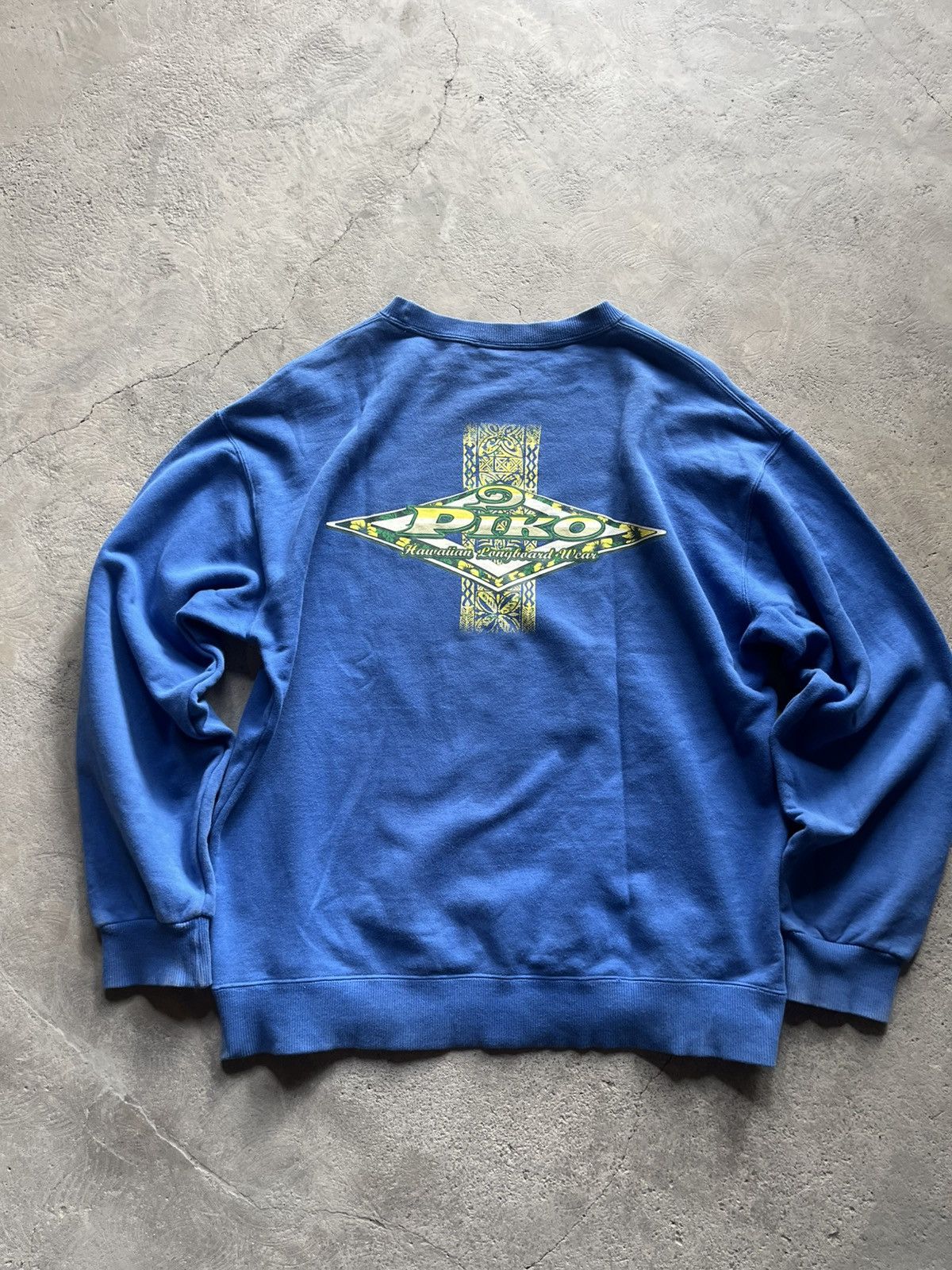 Other VINTAGE Piko Hawaiian Longboard Wear Sweatshirt Size US XL / EU 56 / 4 - 1 Thumbnail