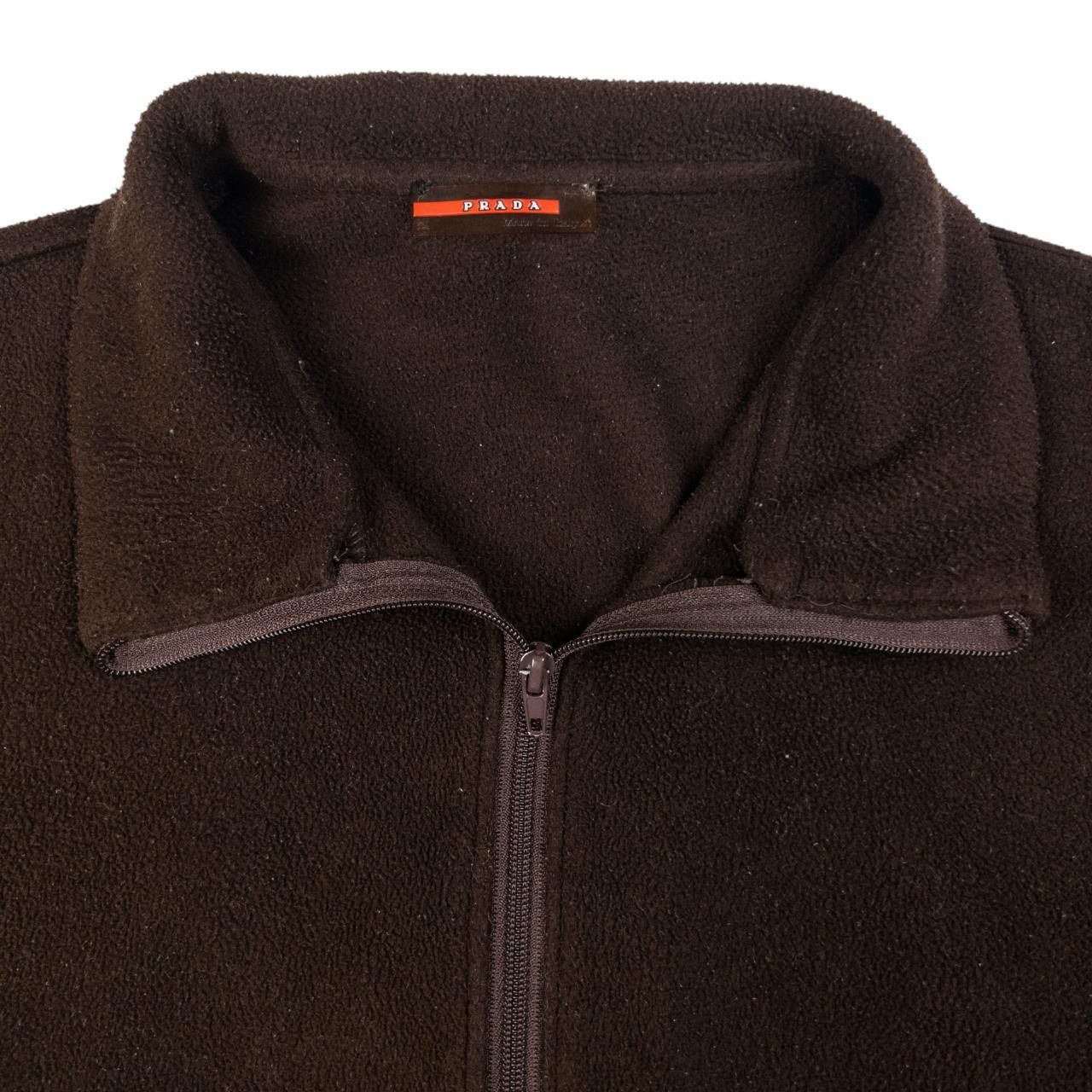 Prada Vintage Prada Sport Zip Up Fleece Jacket Size L Size US L / EU 52-54 / 3 - 3 Thumbnail