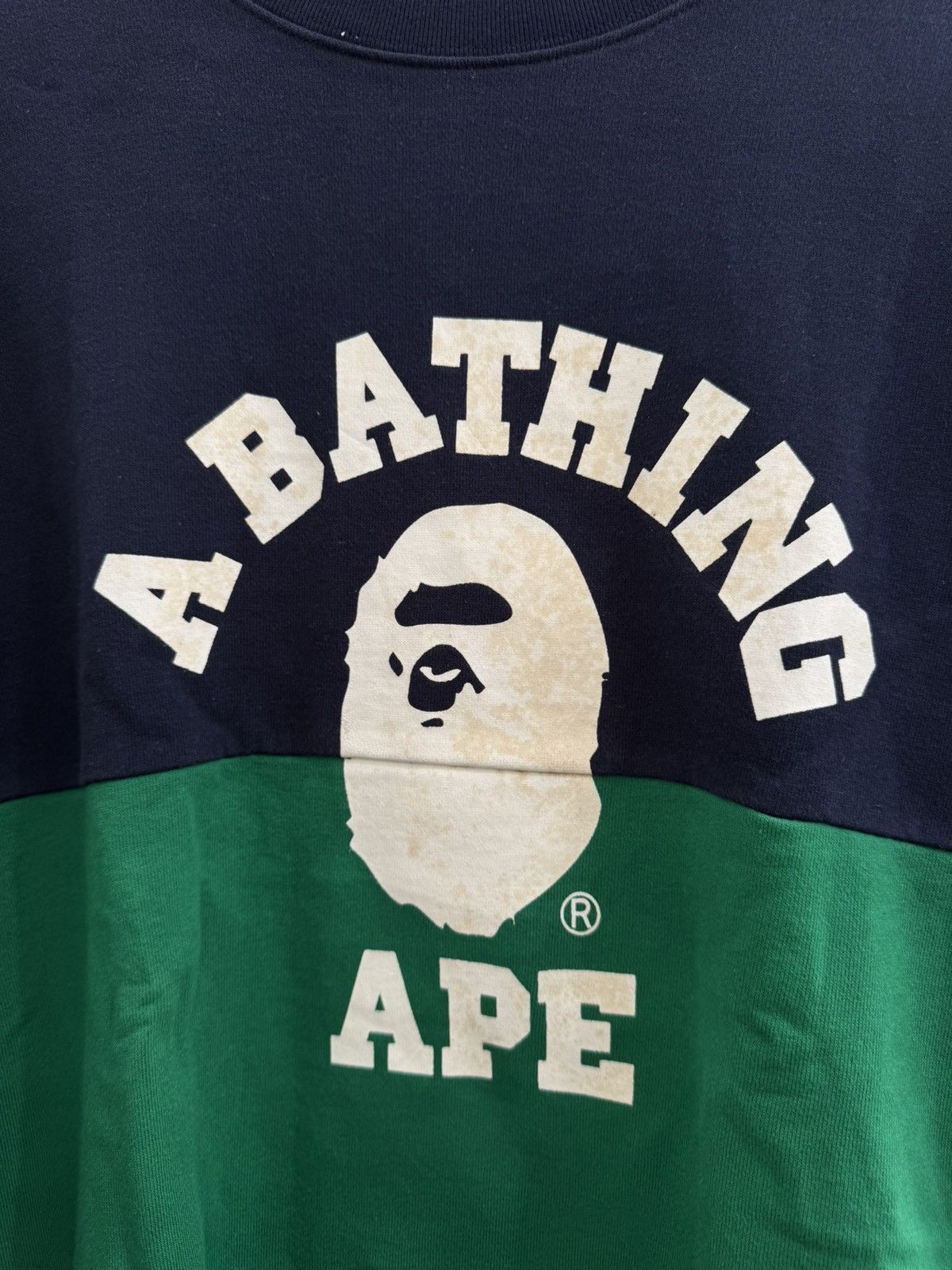 Bape College Crewneck Size US XL / EU 56 / 4 - 2 Thumbnail