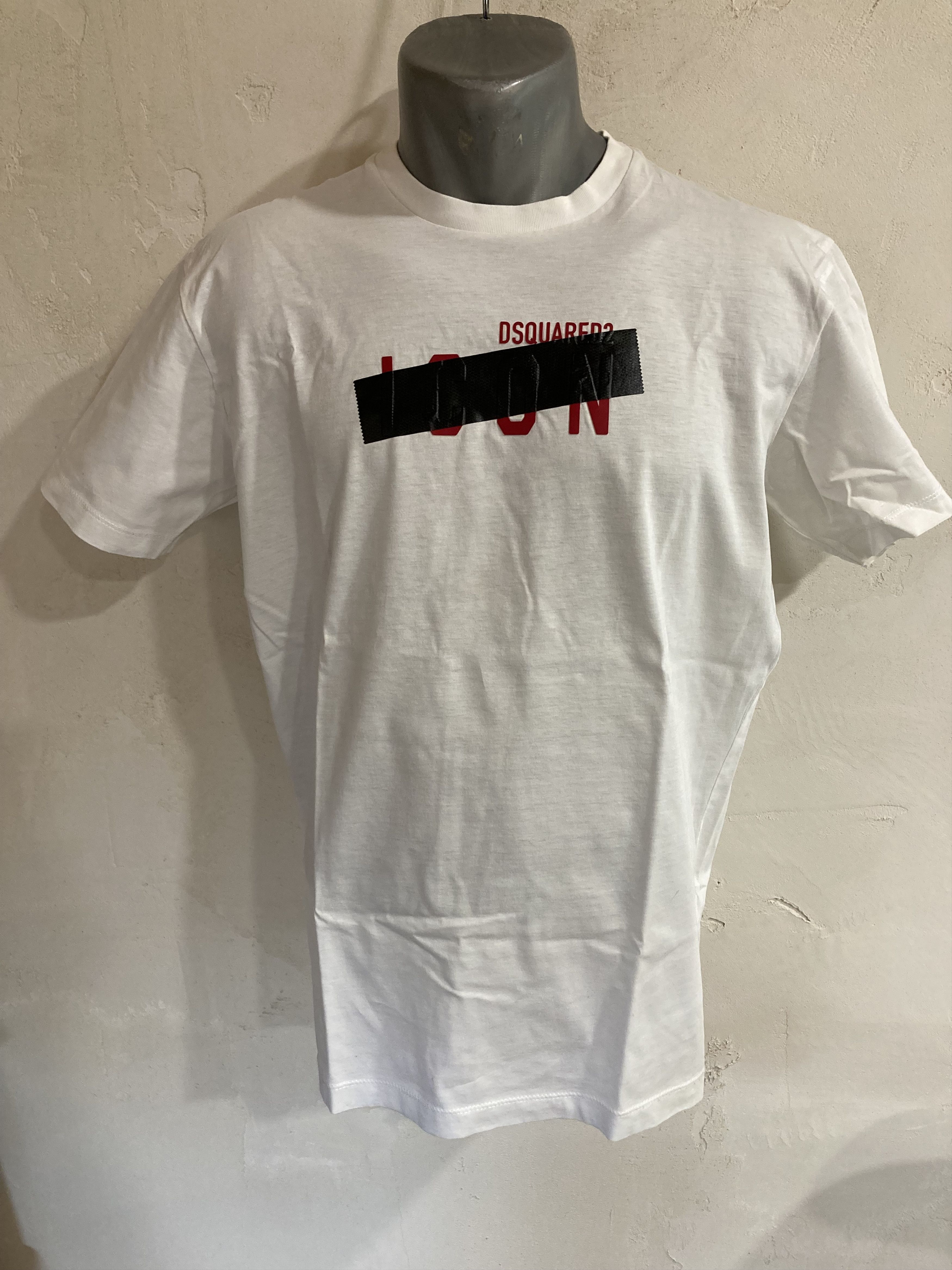 Dsquared2 DSQUARED2 Tape detail Icon T-shirt White Size US L / EU 52-54 / 3 - 2 Thumbnail