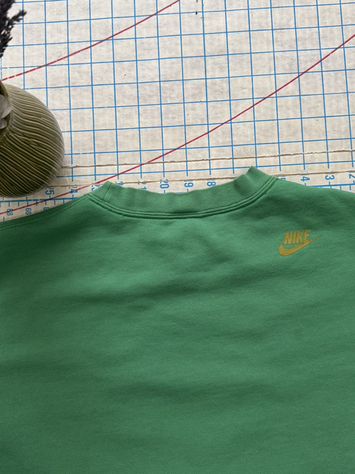 Nike × Vintage Vintage Y2K Nike Shoes Never Smile Crewneck Sweater Green Size US L / EU 52-54 / 3 - 20 Thumbnail