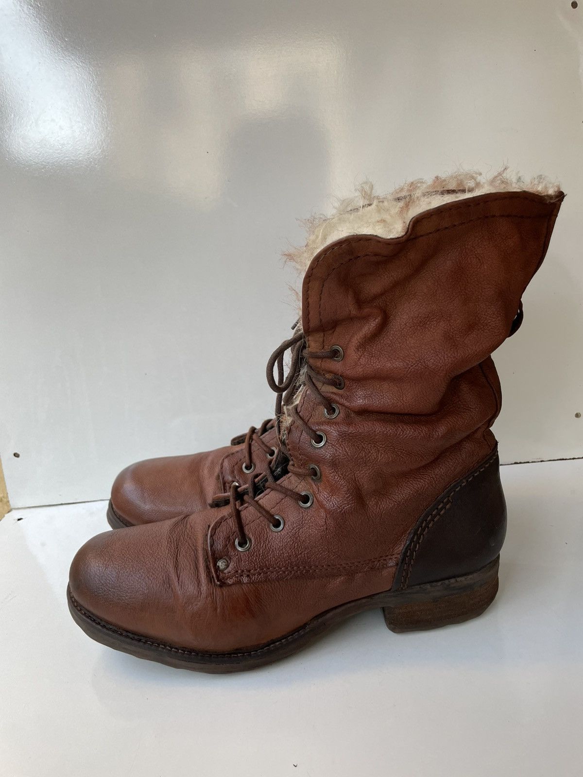 A.S.98 A.S.98 Airstep Fur Leather Brown Boots EUR 41 / USA 9.5-10 Size US 10 / IT 40 - 6 Thumbnail