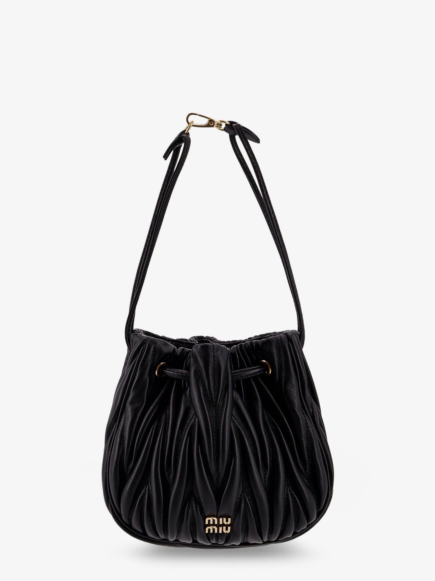 Miu Miu Matelasse Leather Bucket Bag Size ONE SIZE - 1 Thumbnail