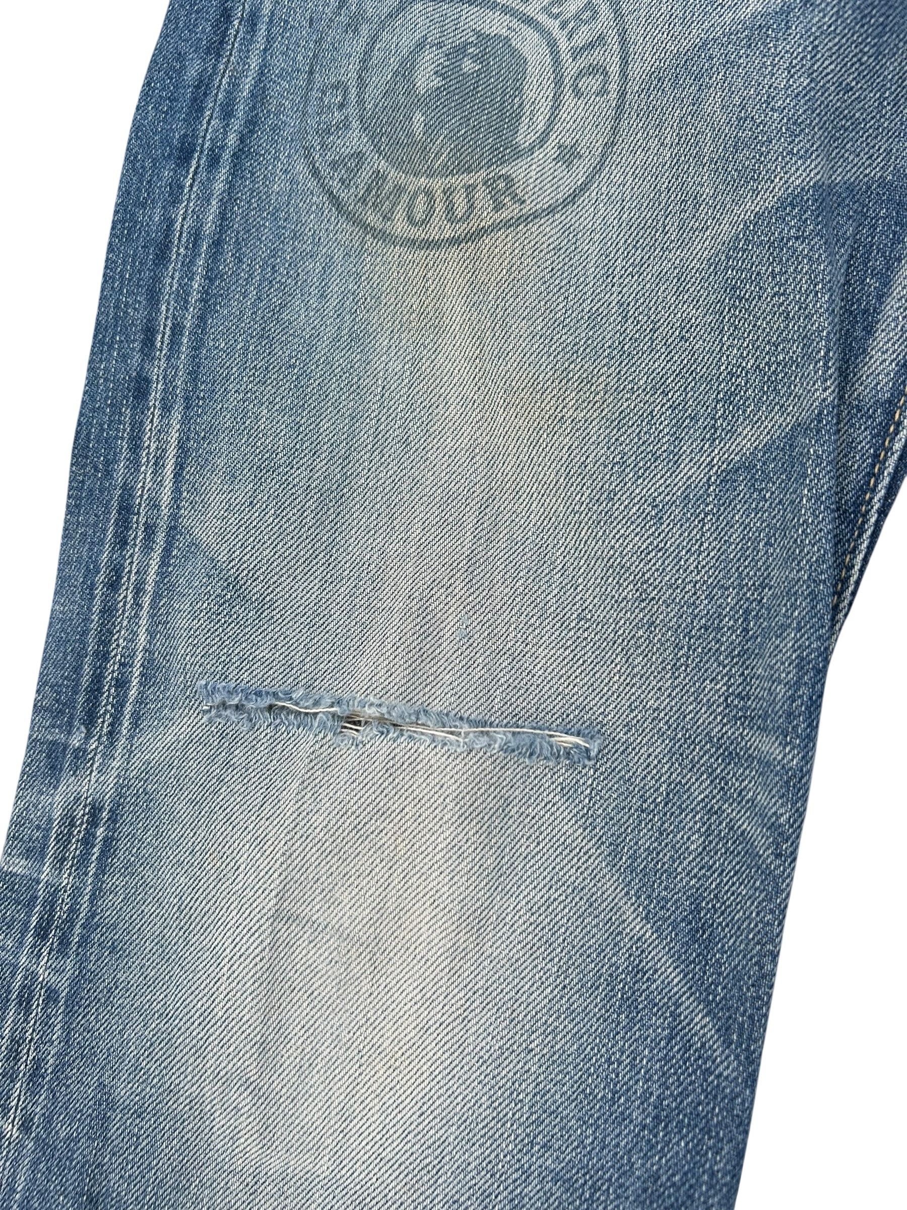Hysteric Glamour × Japanese Brand × Vintage Hysteric Glamour Selvedge Punk Distressed Vtg Denim Jeans Size US 30 / EU 46 - 13 Thumbnail