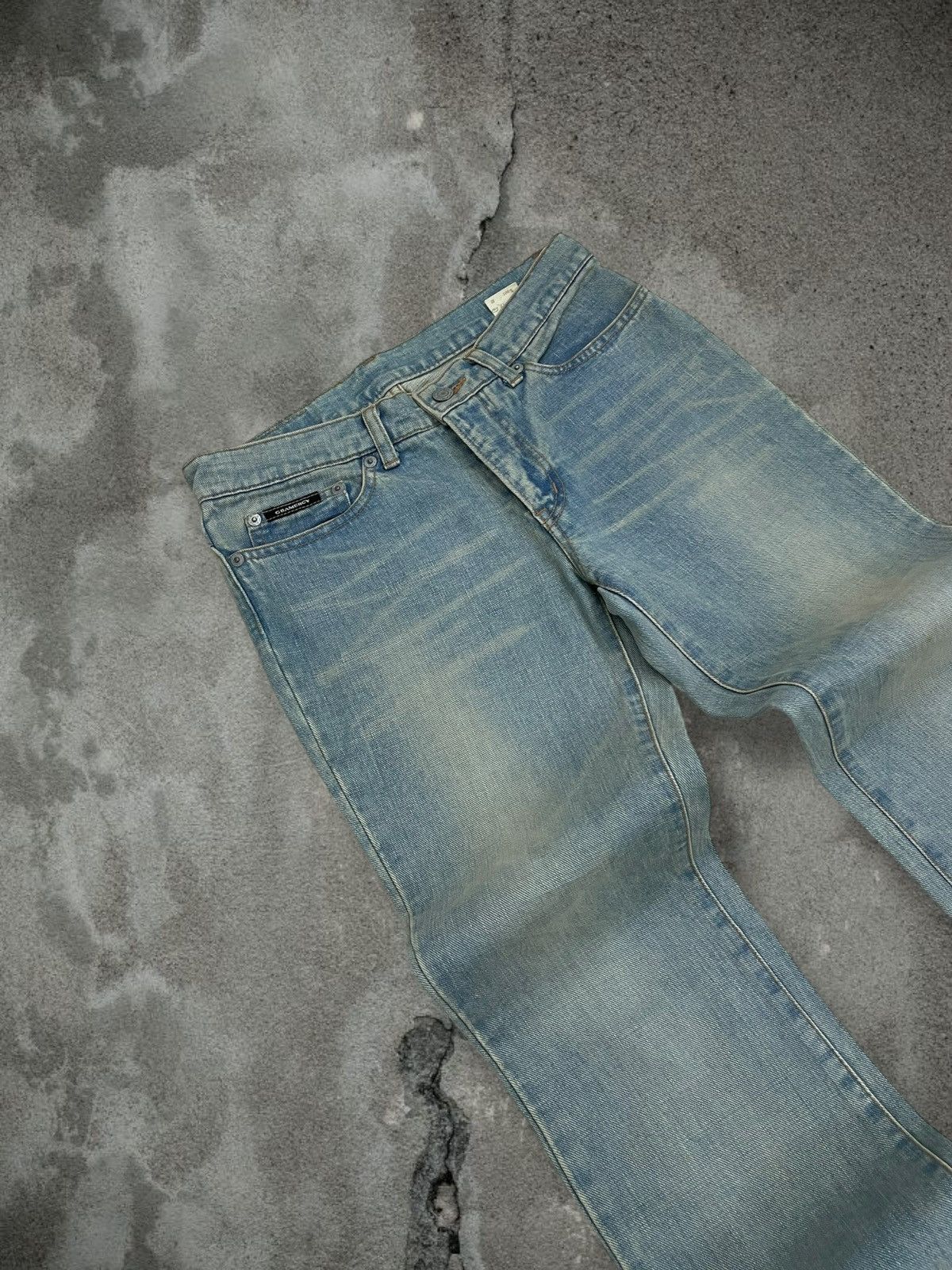 Japanese Brand Vintage 90s Japan Designer Gramercy Mudwash Blue Denim Size US 28 / EU 44 - 9 Thumbnail
