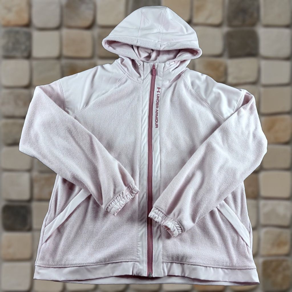 Under Armour Under Armour Hoodie Full Zip Womens M Pink Running Gym Celliant Full Zip Activewear" Size M / US 6-8 / IT 42-44 - 1 Thumbnail