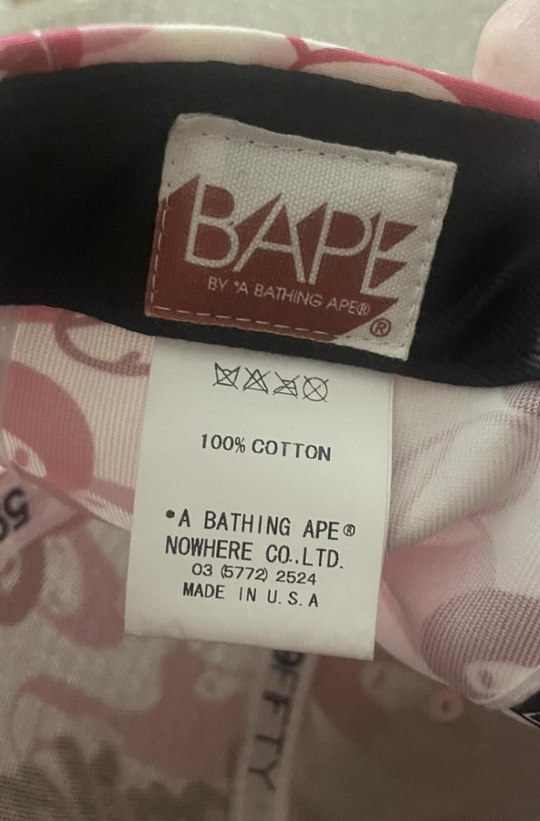 Bape Bape x New Era Baby Milo 59FIFTY Fitted 7 1/2 Vintage Nigo🔥 Size ONE SIZE - 4 Thumbnail