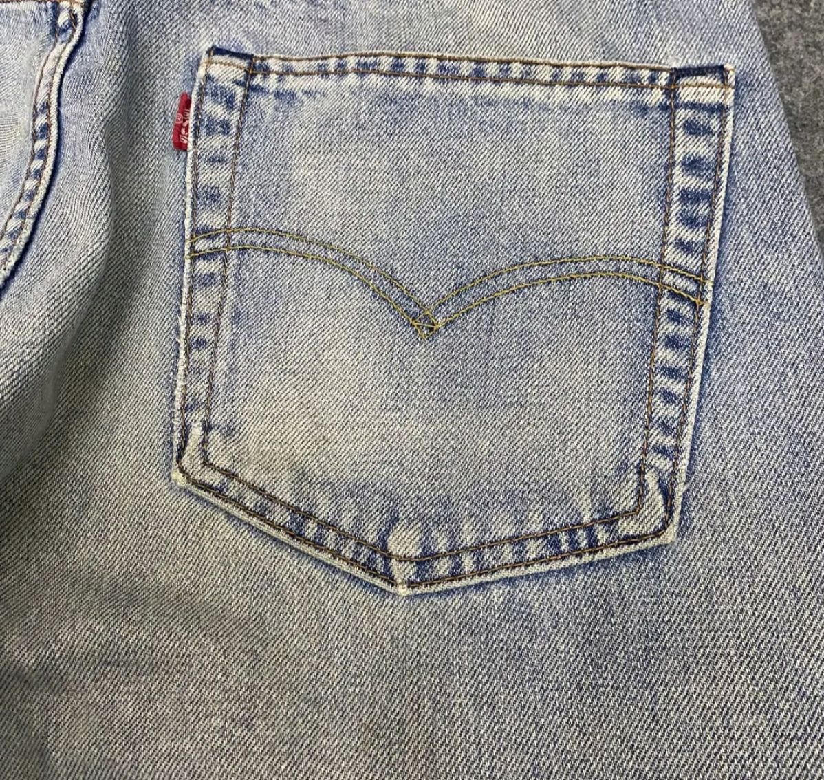 Levi's 💥Baggy💥Vintage Levis 504 Distressed Denim Size US 34 / EU 50 - 12 Thumbnail