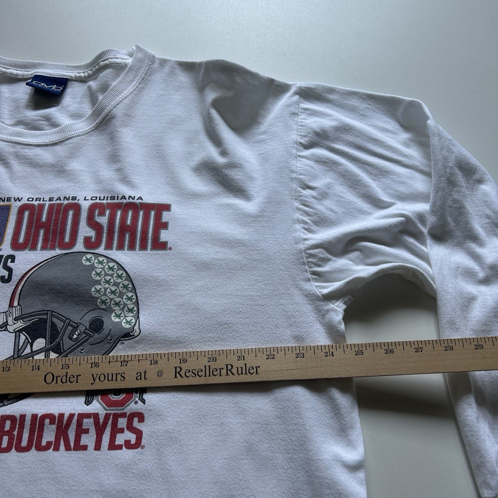 NCAA Vintage Ohio State Buckeyes LSU Shirt Long Sleeve 2XL Y2K Size US XXL / EU 58 / 5 - 4 Thumbnail