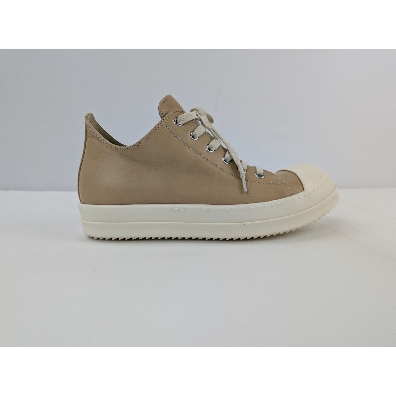 Rick Owens o1rshd1 Hollywood Runway Low Top Sneakers Parchment / Milk Size US 7 / EU 40 - 4 Thumbnail