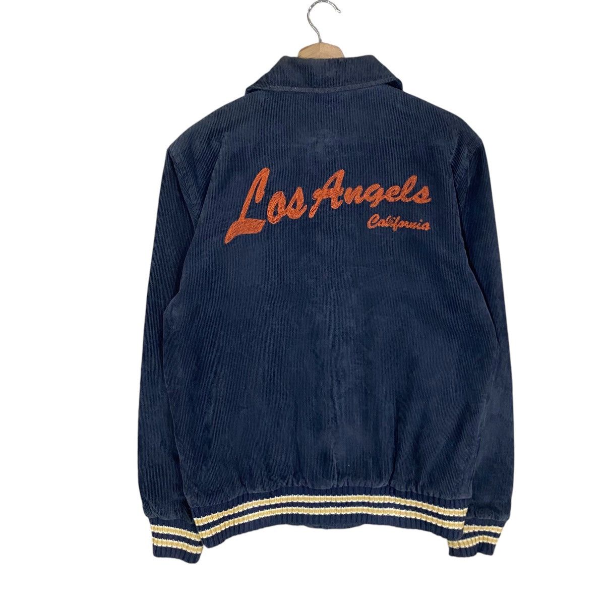 Vintage 🌟VTG 291295 LOS ANGELS CALIFORNIA CORDUROY VARSITY JACKET Size US S / EU 44-46 / 1 - 7 Thumbnail