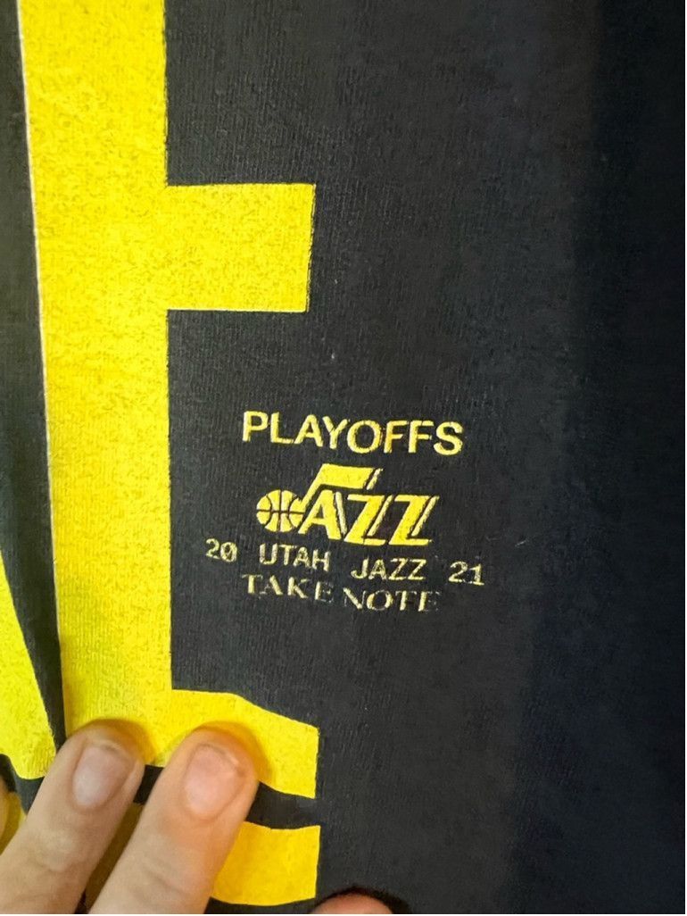 Other Men's Port & Company T-shirt XL Black Utah Jazz Take Note Size US XL / EU 56 / 4 - 3 Thumbnail