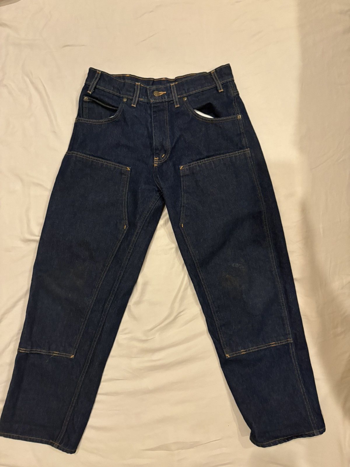Other Prison Blues Double Knee Rigid Work Jean sz 34x30 USA Made Size US 34 / EU 50 - 1 Thumbnail