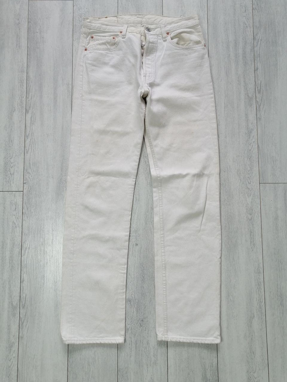 Levi's white vintage jeans levis 501 size 32 Size US 32 / EU 48 - 1 Thumbnail