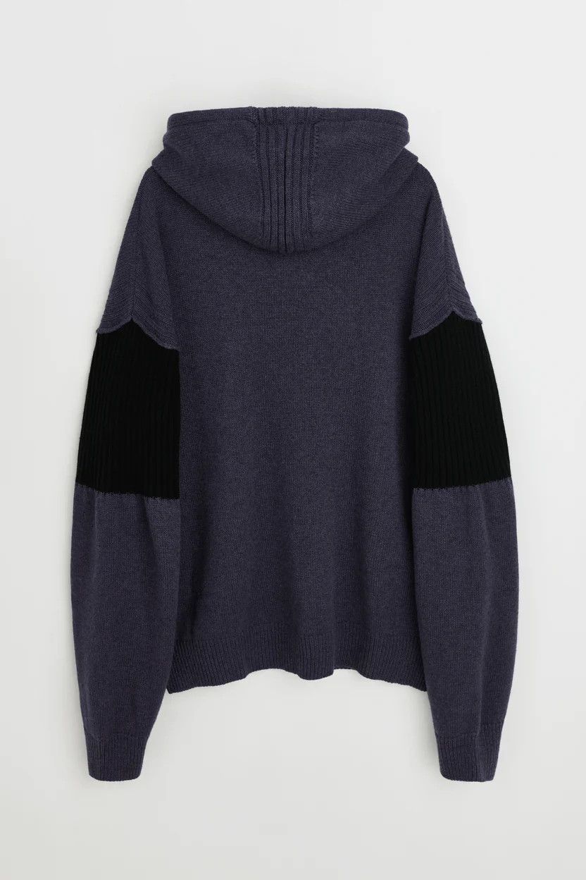 Judy Turner o1mle0225 Unisex Leif Hoodie in Deep Purple & Black Size US M / EU 48-50 / 2 - 2 Thumbnail