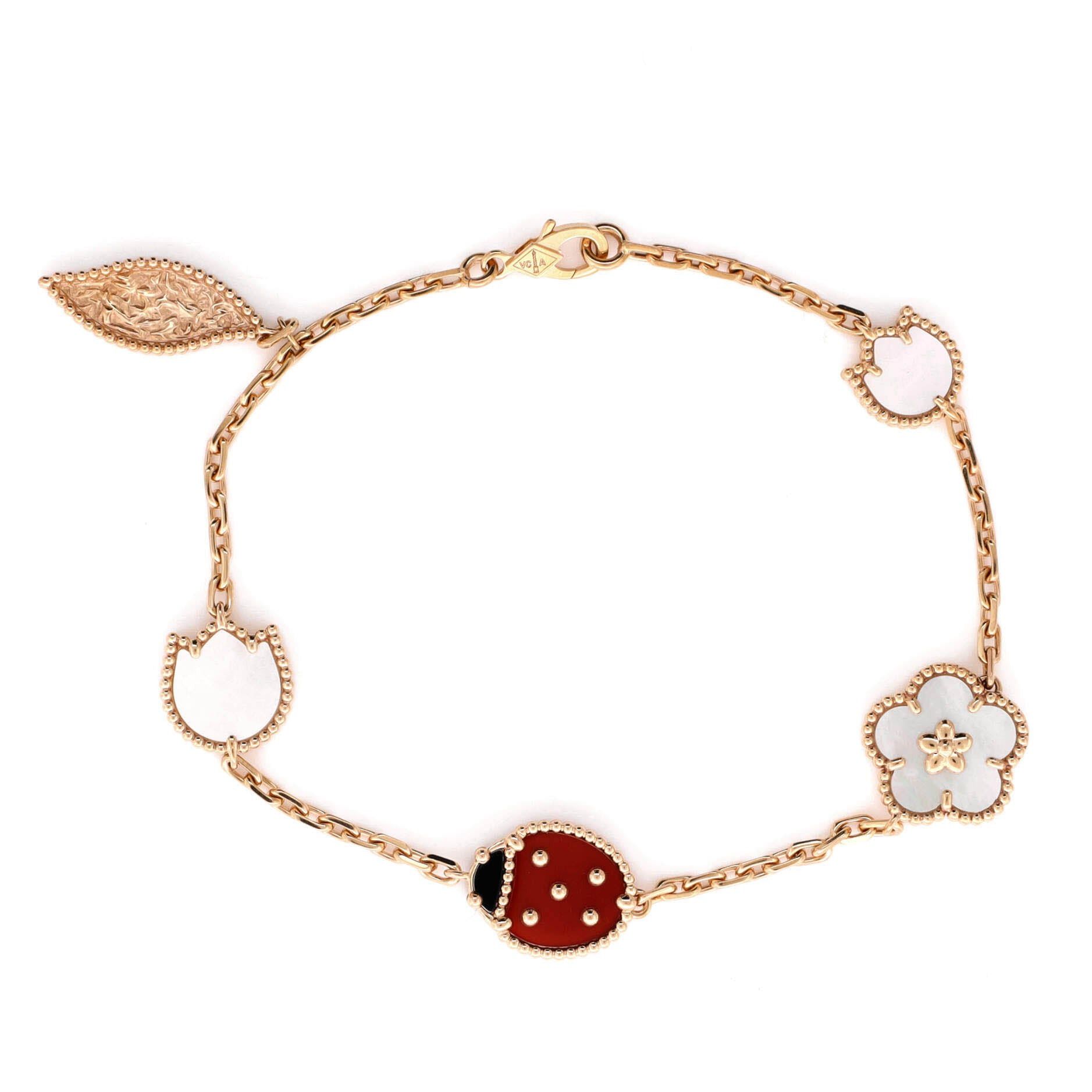 Van Cleef & Arpels Lucky Spring 5 Motifs Bracelet Size ONE SIZE - 1 Thumbnail