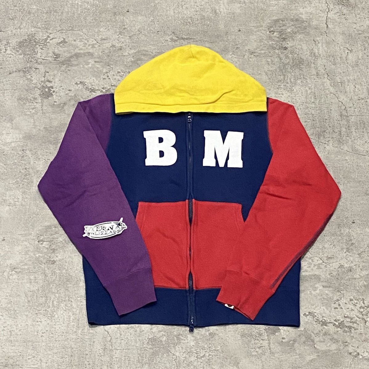 Baby Milo BM Color Block Zip Hoodie