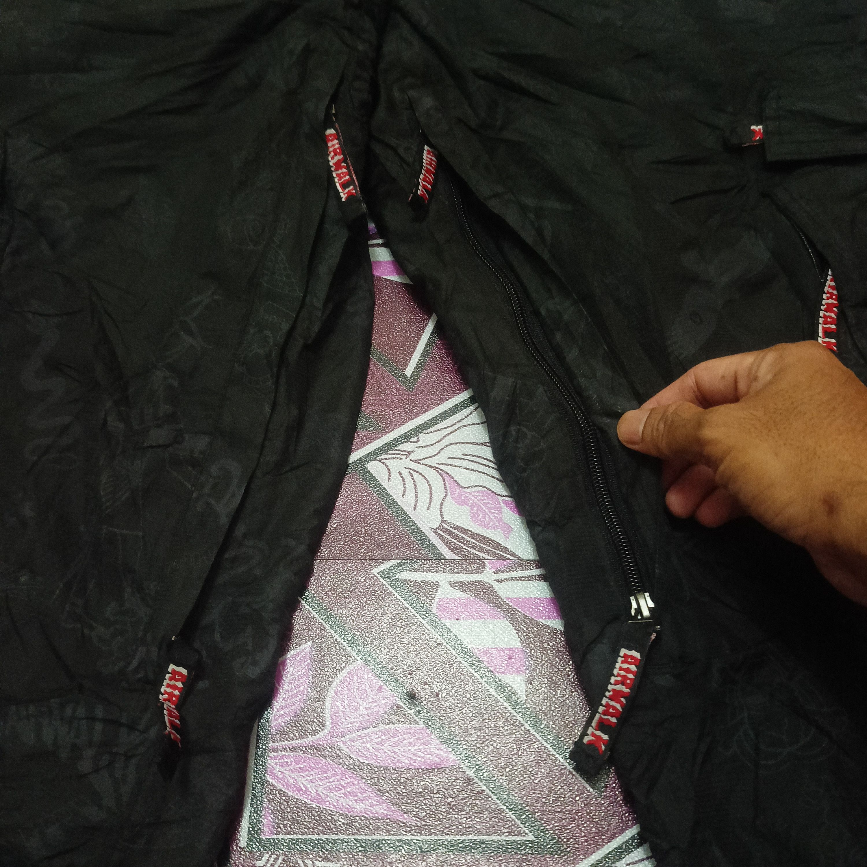 Airwalk Airwalk Multipocket Nylon Baggy Double Layer Ski Pants Size US 31 - 6 Thumbnail
