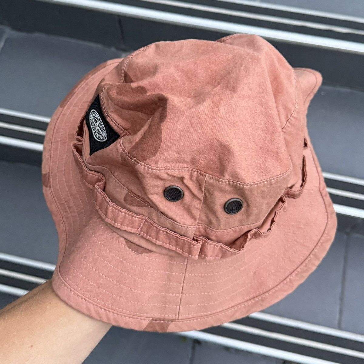 Stone Island × Supreme RARE🔥 Supreme Stone Island Camo Boonie Size ONE SIZE - 6 Thumbnail