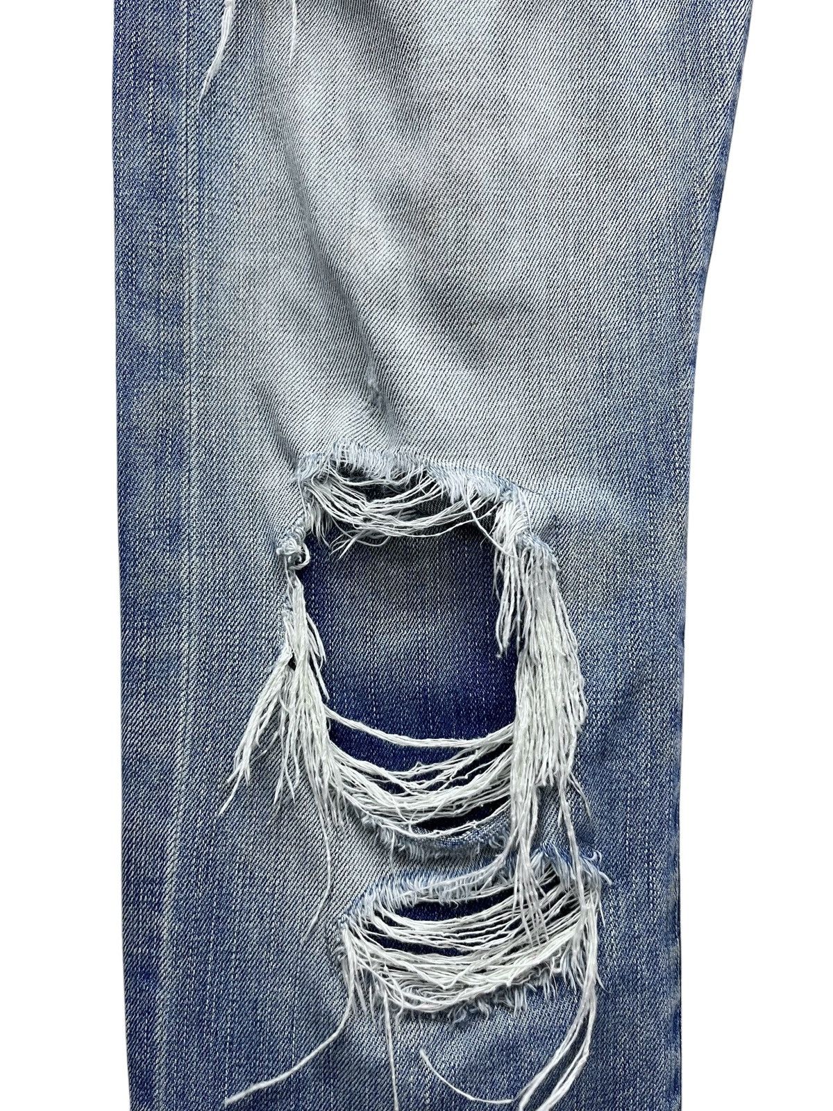 Takeo Kikuchi Vintage TAKEO KIKUCHI Grunge Patch Ripped Slim Fit LGB Style Size US 31 - 9 Thumbnail