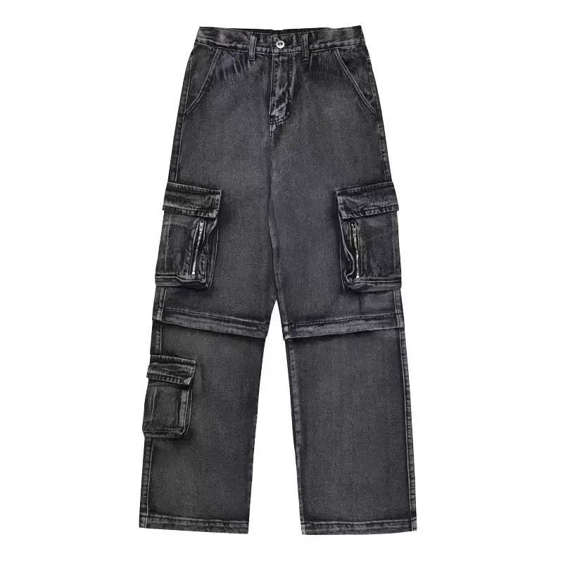 Designer × Japanese Brand × Vintage Vintage Washed Straight Leg Wide Jeans Size US 33 - 2 Thumbnail
