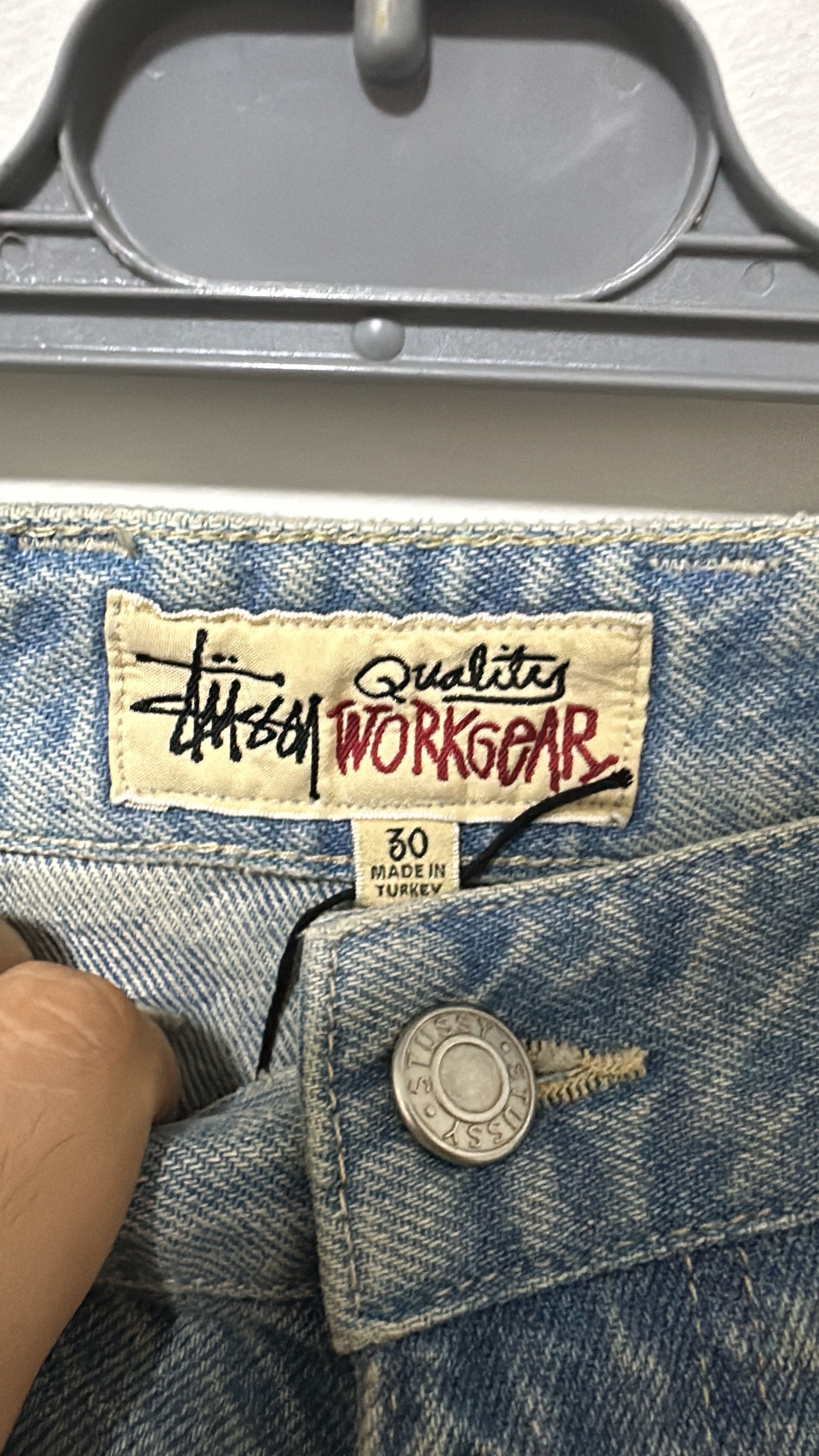Stussy Stussy Double Knee Work Pant Light Blue Size 30 Size US 30 / EU 46 - 6 Thumbnail