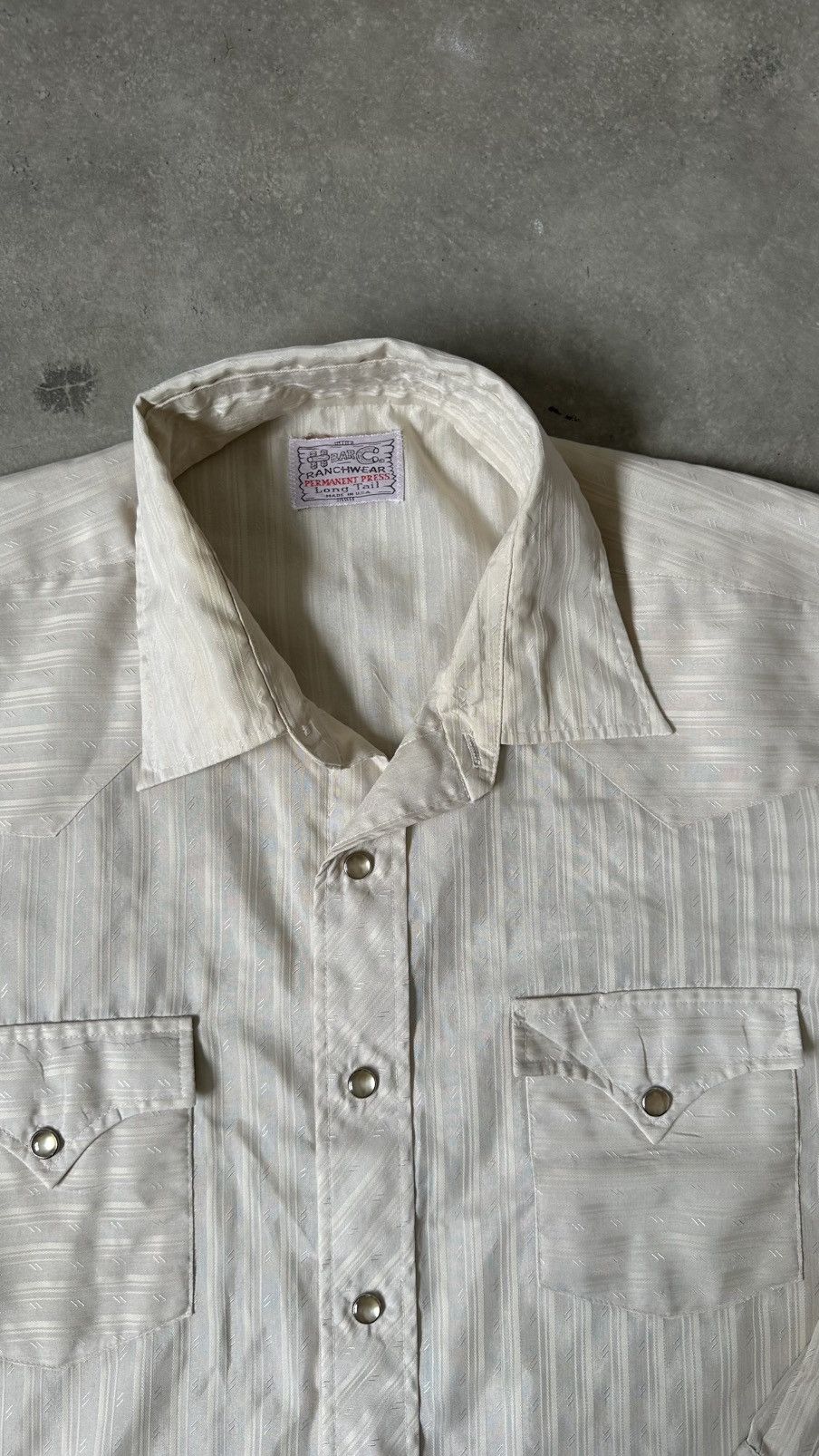 Western Rise VINTAGE HBARC RANCHWEAR WESTERN PEARL BUTTON SHIRT Size US XL / EU 56 / 4 - 6 Thumbnail