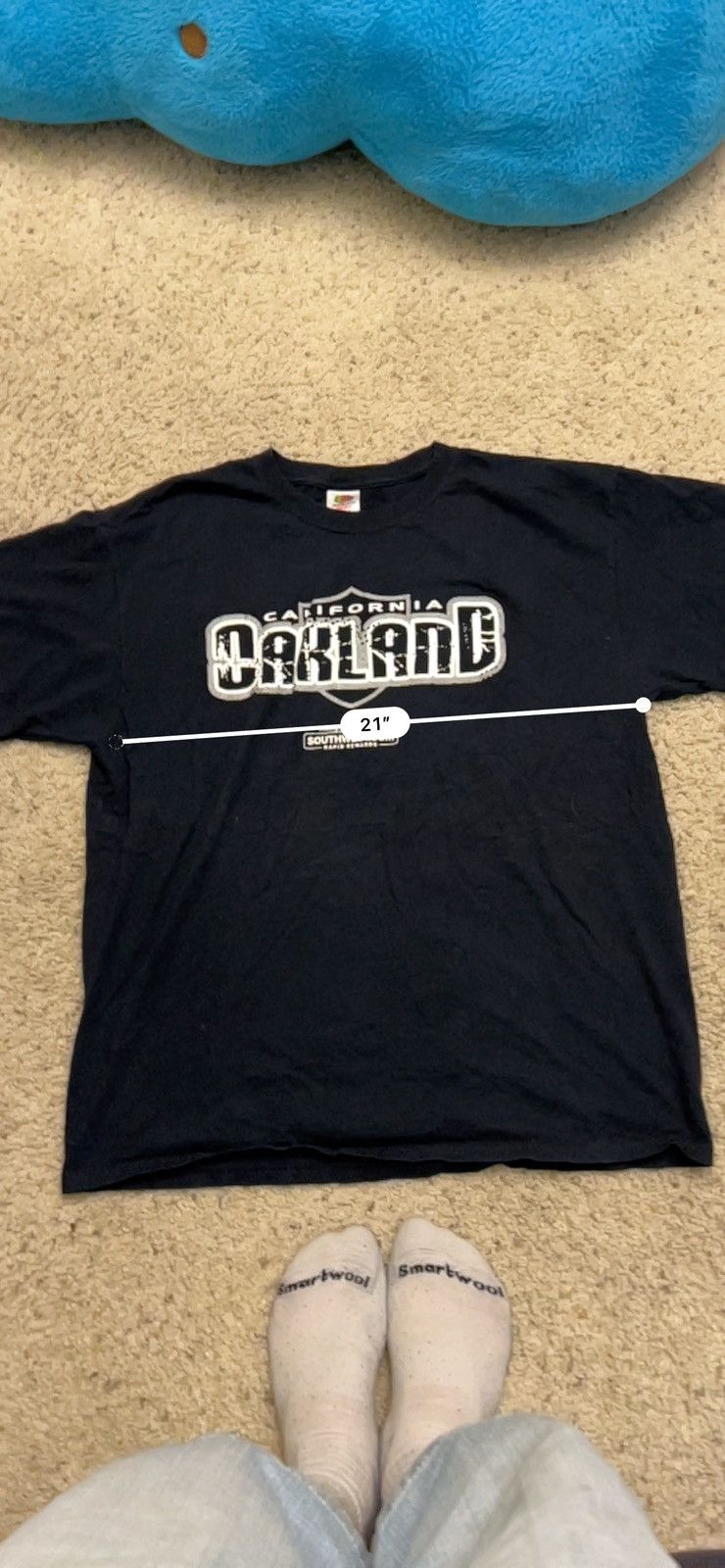 NFL × Vintage California Oakland Southwest Airlines Tourism Tee Size US XL / EU 56 / 4 - 4 Thumbnail
