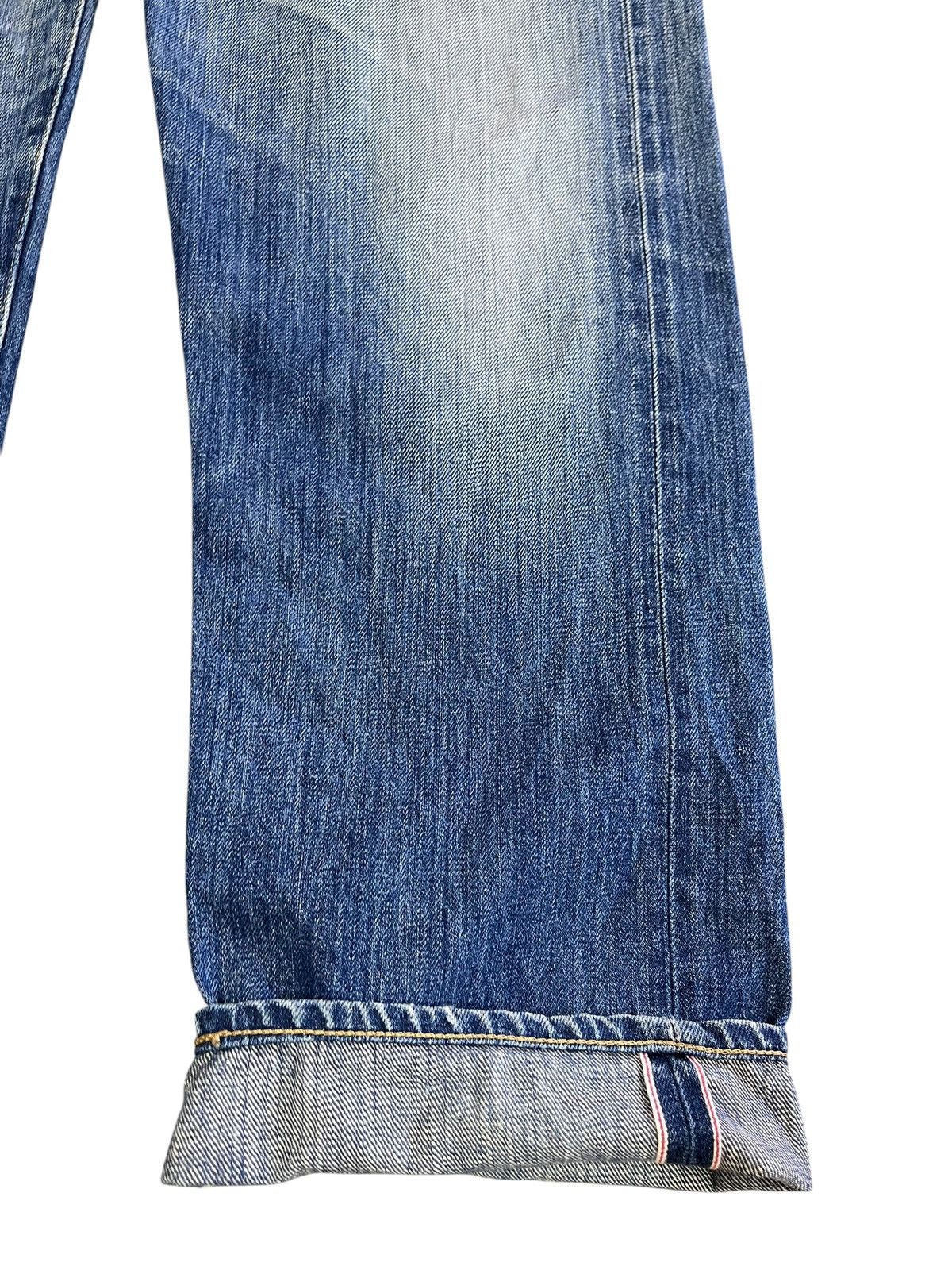 Beauty Beast Vintage Edwin 505SXX Selvedge Button Fly Denim Size US 33 - 4 Thumbnail