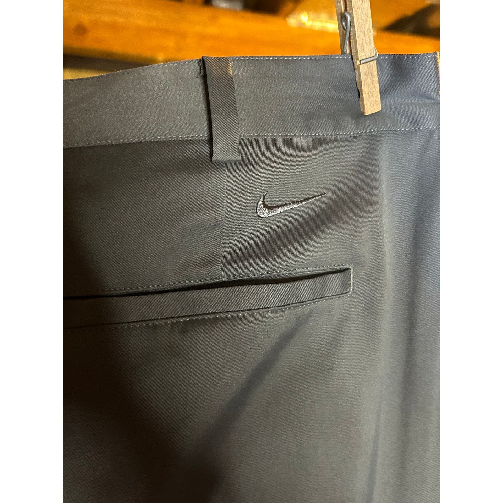 Nike Nike Golf Dri-Fit Mens Black Pants 40x30 Polyester Spandex Size US 40 / EU 56 - 2 Thumbnail