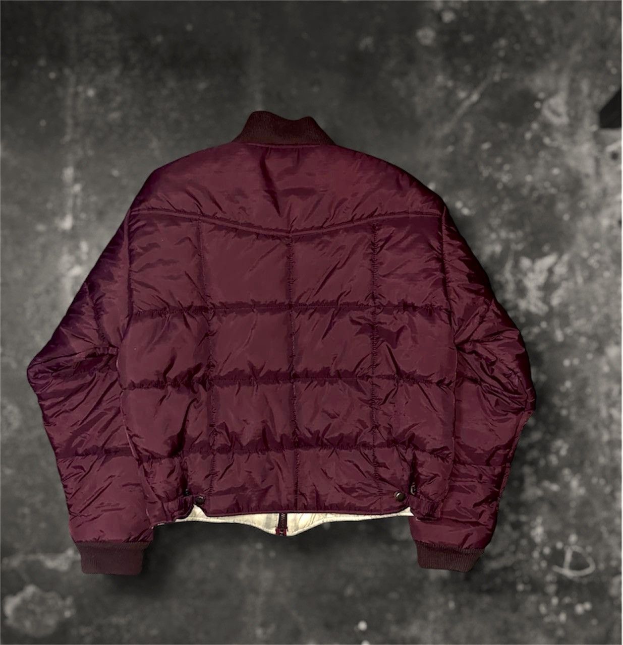 Japanese Brand × Vintage Vintage Cherry Quilted Nylon Street Bomber Jacket Outdoor Size US L / EU 52-54 / 3 - 6 Thumbnail