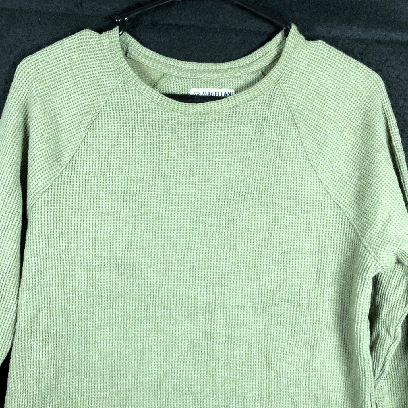 Vintage Magellan Outdoors Mens Shirt Green Classic Fit Waffle Knit Long Sleeve Stretch M Shirt Mens Green Classic Fit Waffle Knit Long Sleeve M Size US M / EU 48-50 / 2 - 2 Thumbnail
