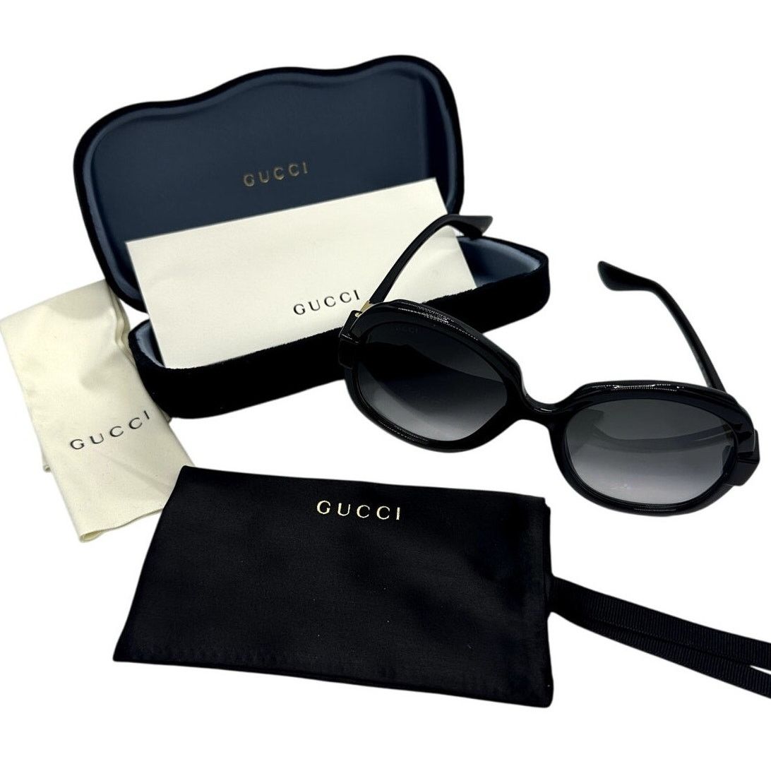 Gucci Gucci GG1157/N/S Sunglasses – Black Acetate Oval Frame | Grailed