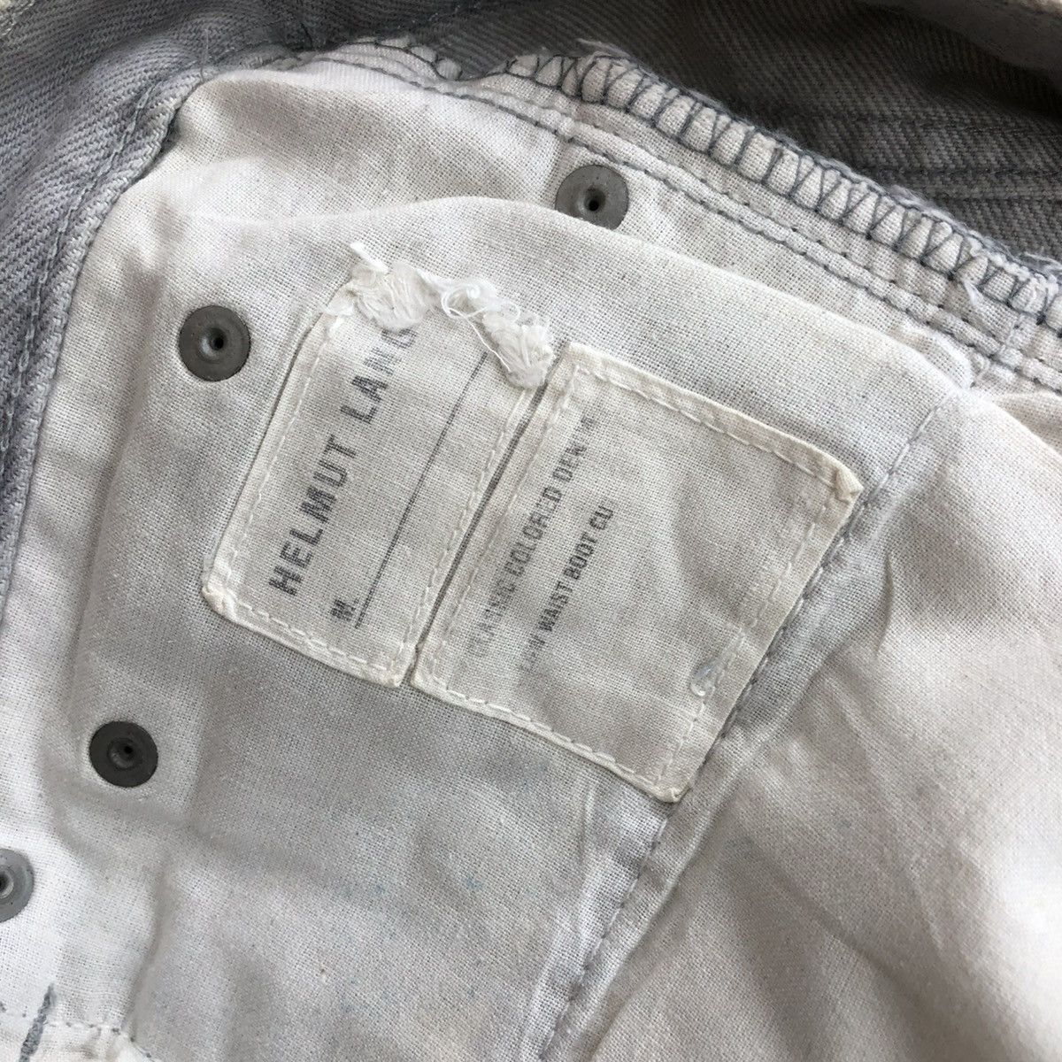 Helmut Lang VINTAGE HELMUT LANG DENIM PANTS Size US 30 / EU 46 - 12 Thumbnail