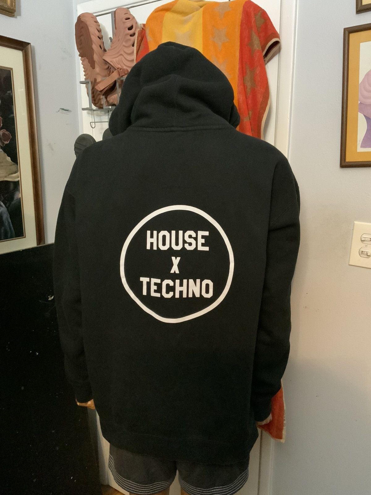 Other CRSSD Festival House X Techno Music Full Zip Black Hoodie Size US XXL / EU 58 / 5 - 7 Thumbnail