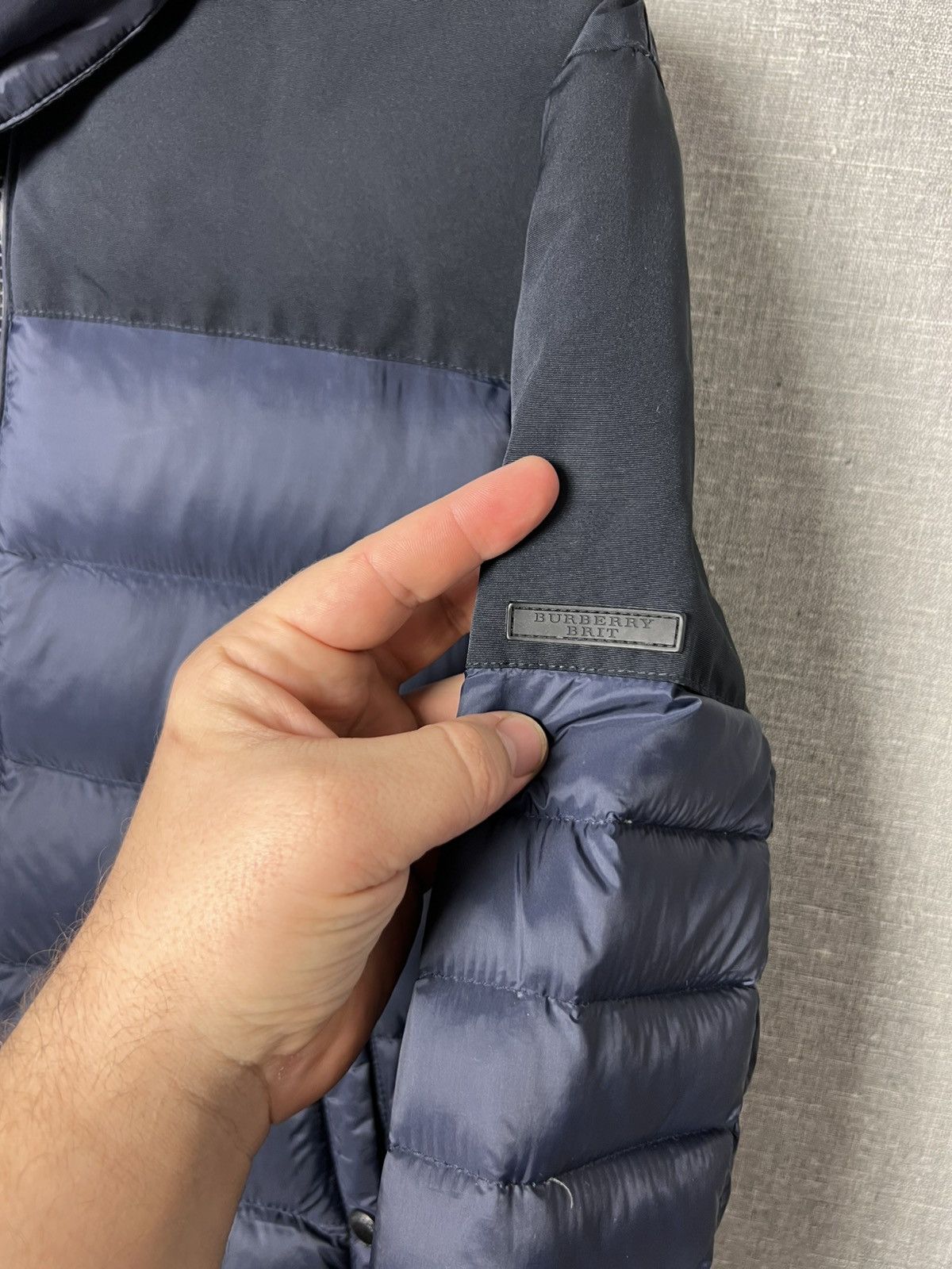 Burberry Burberry Brit Down Puffer Hooded Jacket Nova Check Detail Size US S / EU 44-46 / 1 - 9 Thumbnail