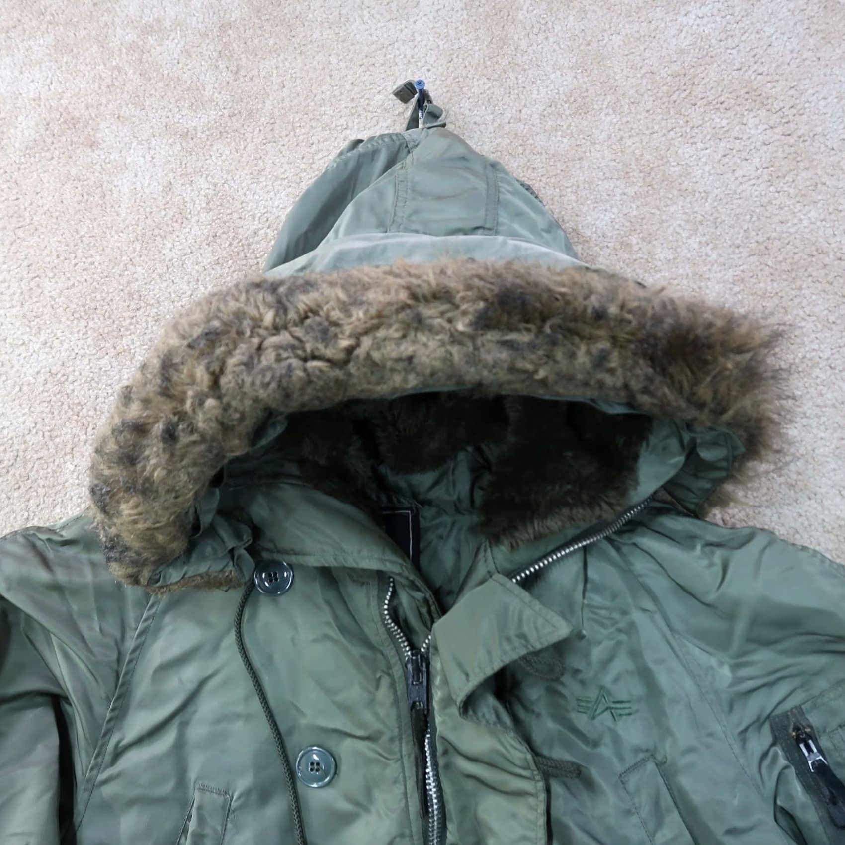 Alpha Industries VINTAGE Alpha Industries Jacket Men M N-3B Parka Extreme Cold Weather Fur Hood Size US M / EU 48-50 / 2 - 7 Thumbnail