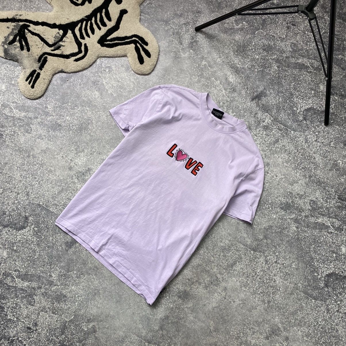 Keith Haring Designer Kaith Haring Big Logo luxury streetwear tee Size US M / EU 48-50 / 2 - 5 Thumbnail