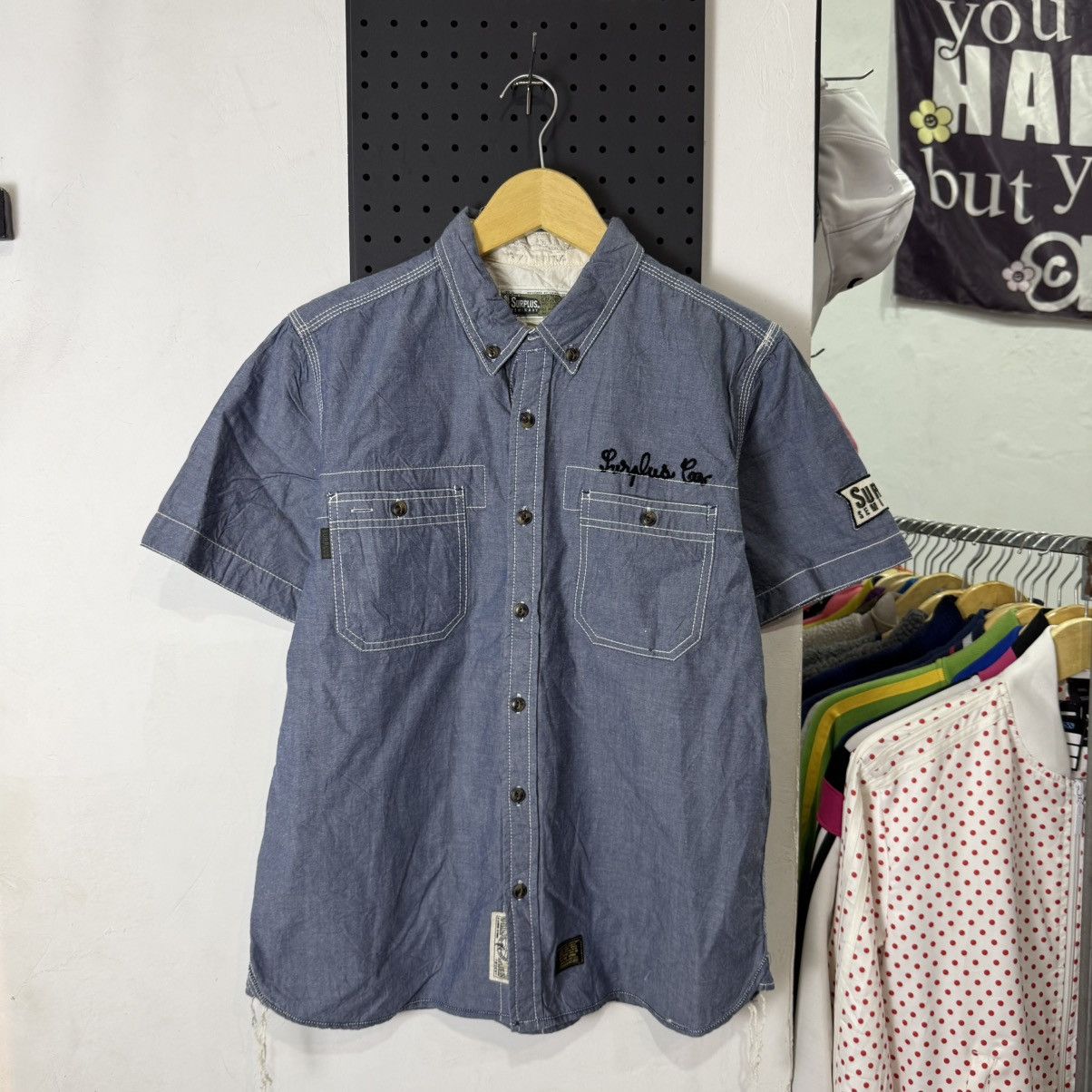 SURPLUS Seminary chambray workshirt