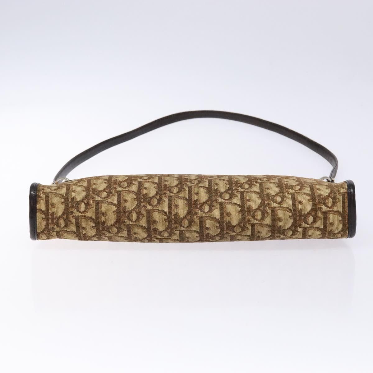 Dior DIOR Trotter Canvas Shoulder Bag Brown Gold Size ONE SIZE - 9 Thumbnail