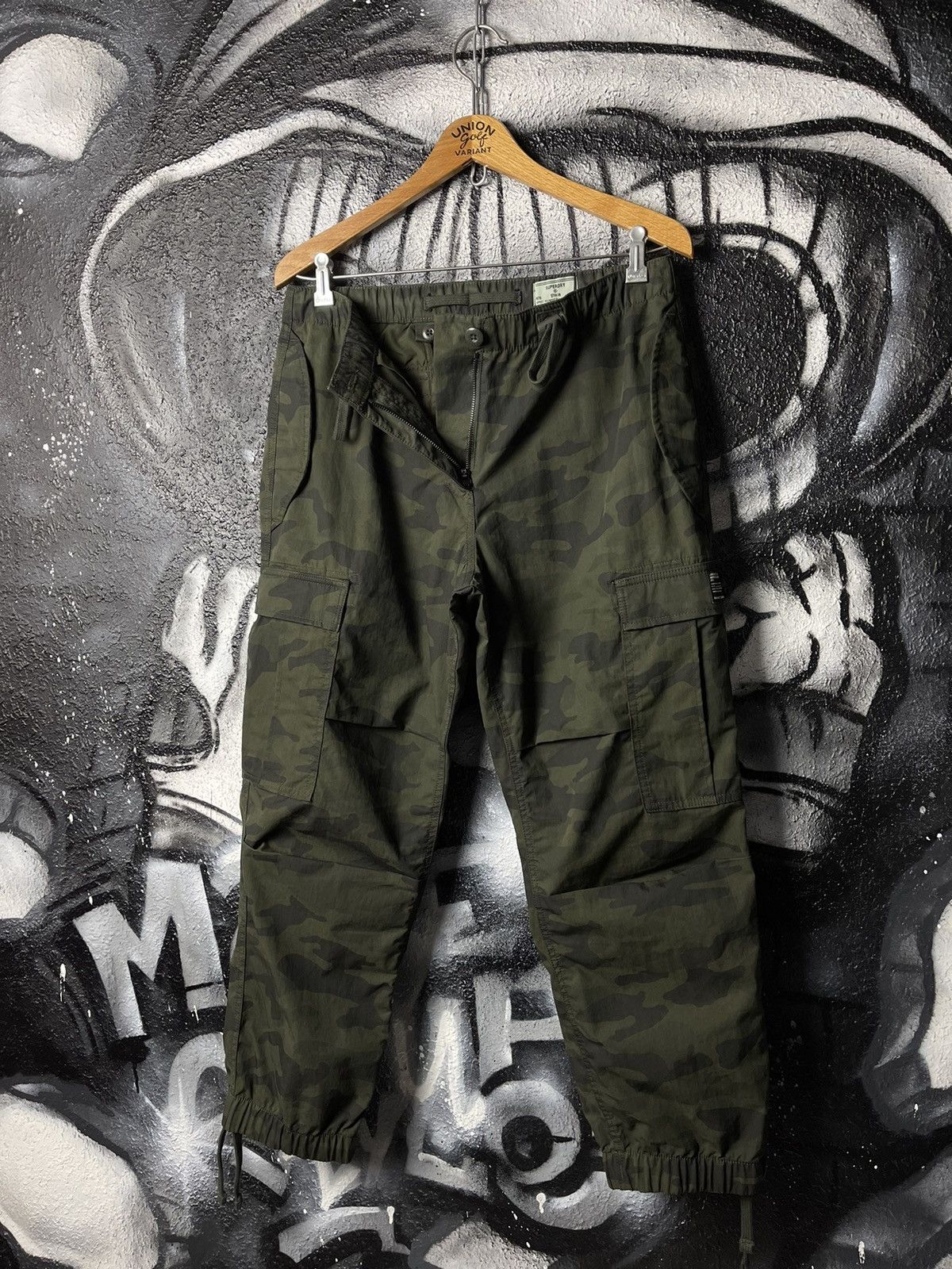 Superdry Y2K SuperDry Grip Camo Parachute Cargo Pants Women’s Size S/M Size 30" / US 8 / IT 44 - 2 Thumbnail