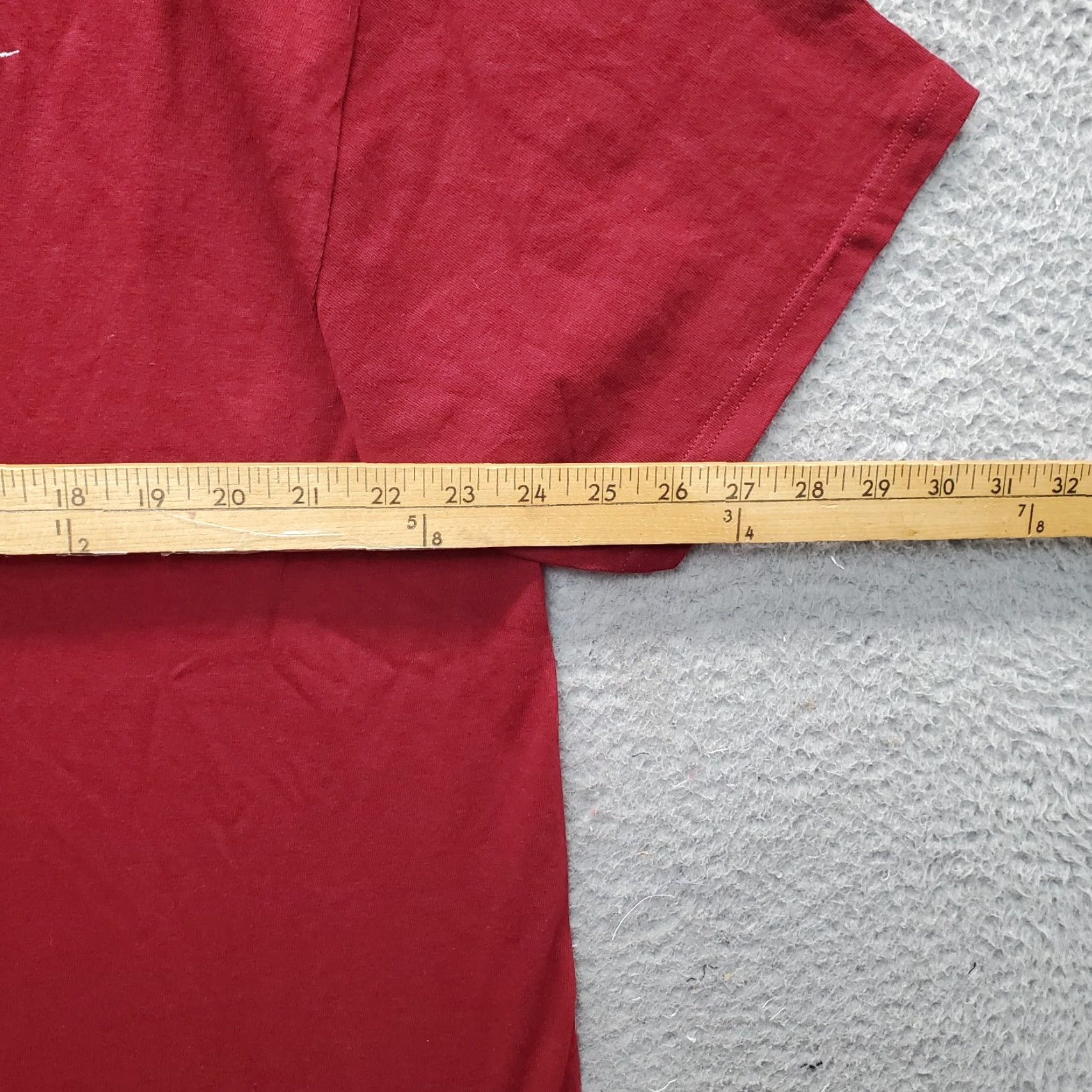 Nike Nike Mens XL Red Regular Fit Short Sleeve Shirt Embroidered Logo Pullover Tee Size US XL / EU 56 / 4 - 3 Thumbnail