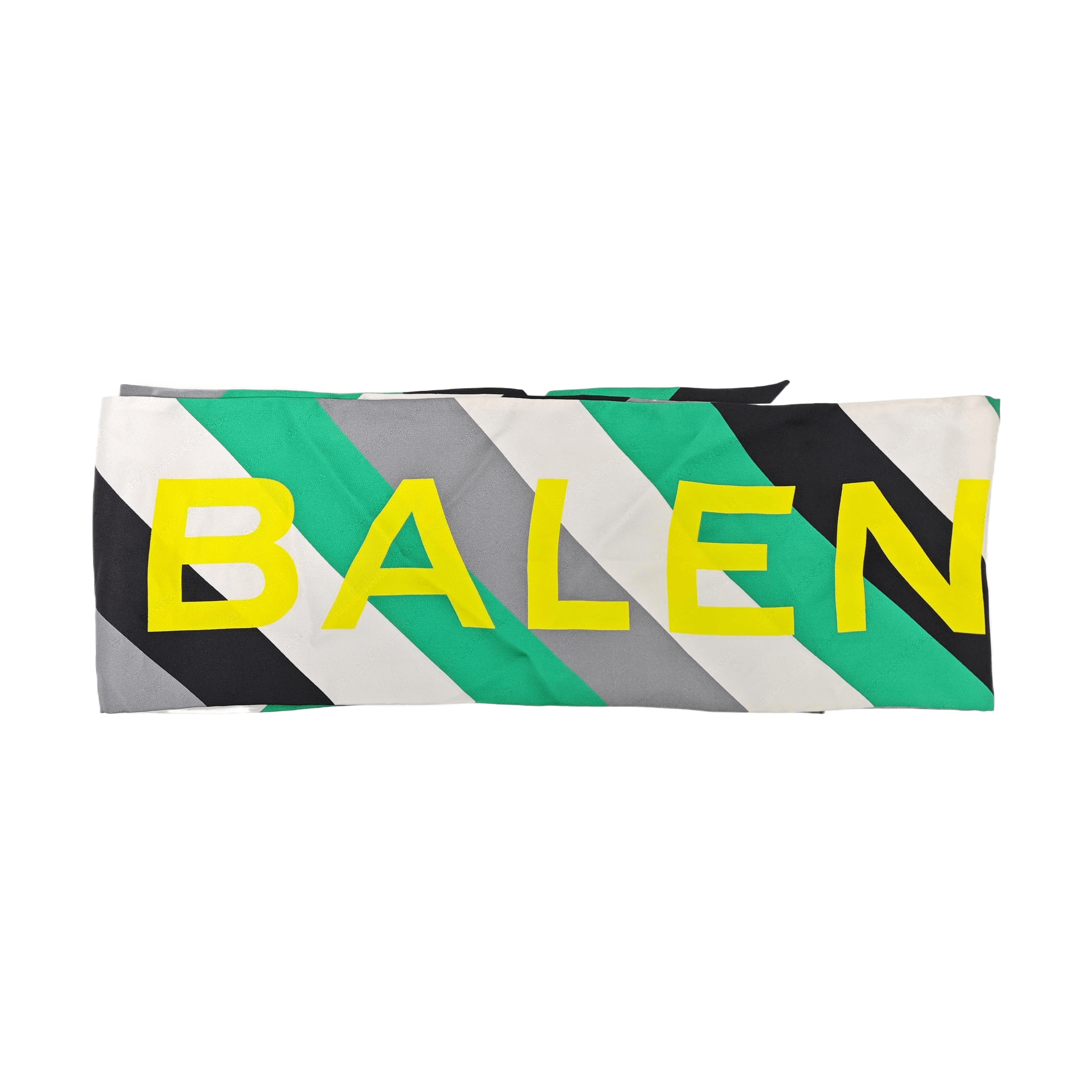 Balenciaga Balenciaga Logo Striped Silk Scarf One Size Size ONE SIZE - 1 Thumbnail